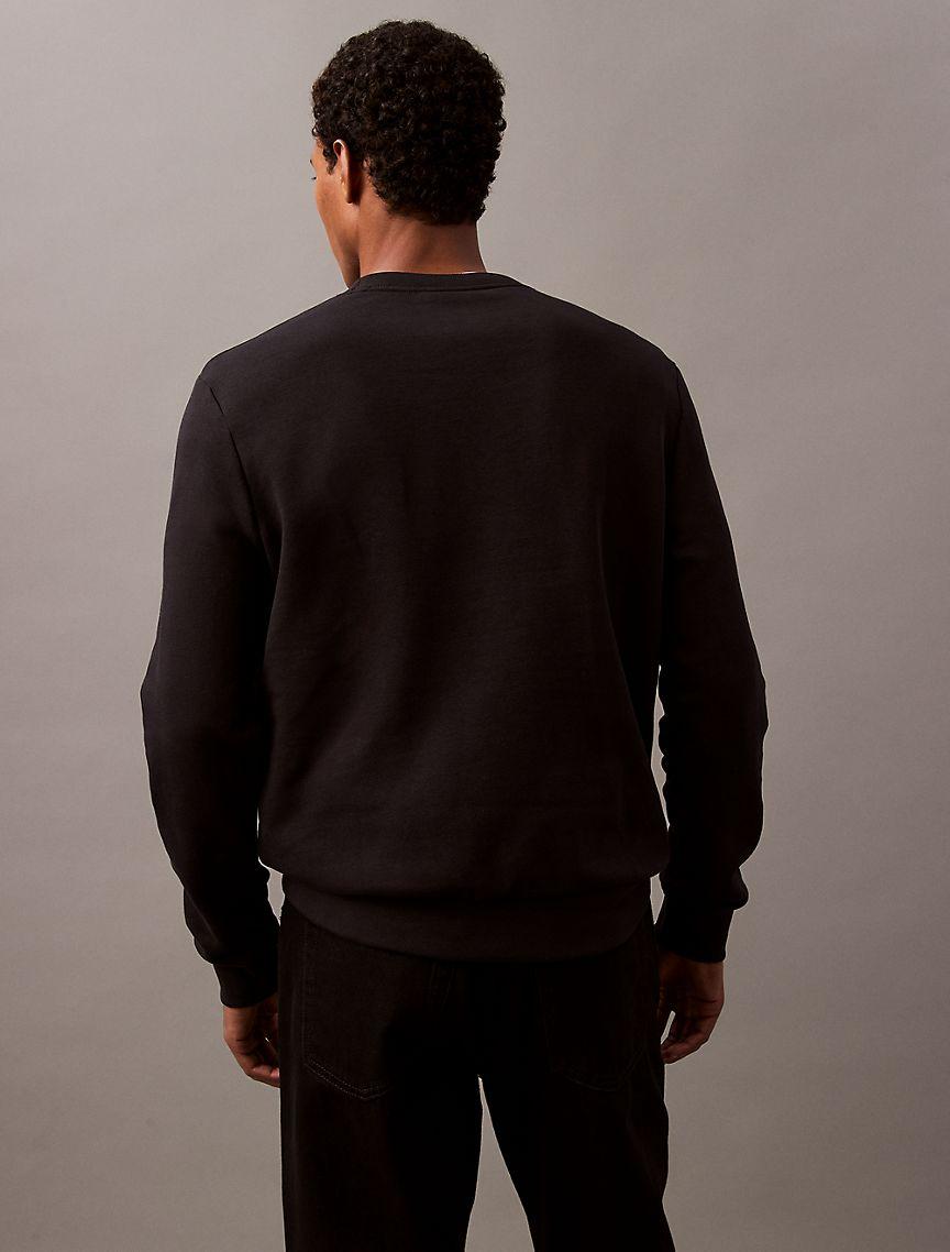 Monogram Logo Crewneck Fleece Sweatshirt Product Image