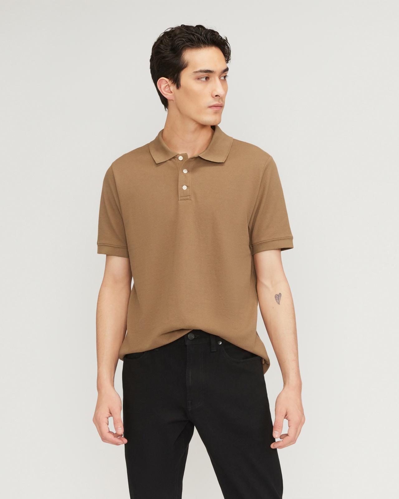 Mens Pique Polo T-Shirt by Everlane Product Image