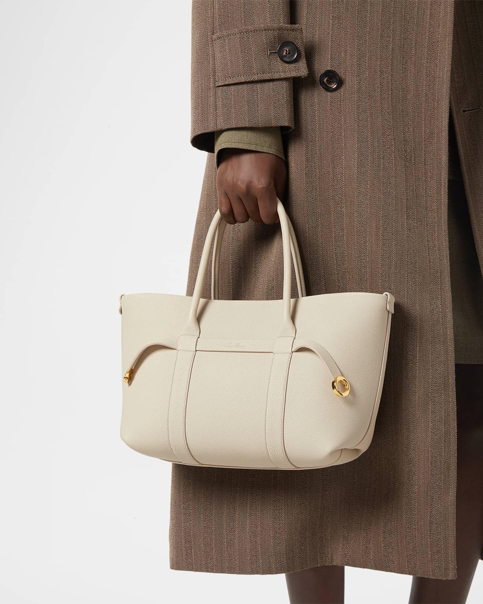 Ghiera Small Leather Shopper Tote Bag Product Image