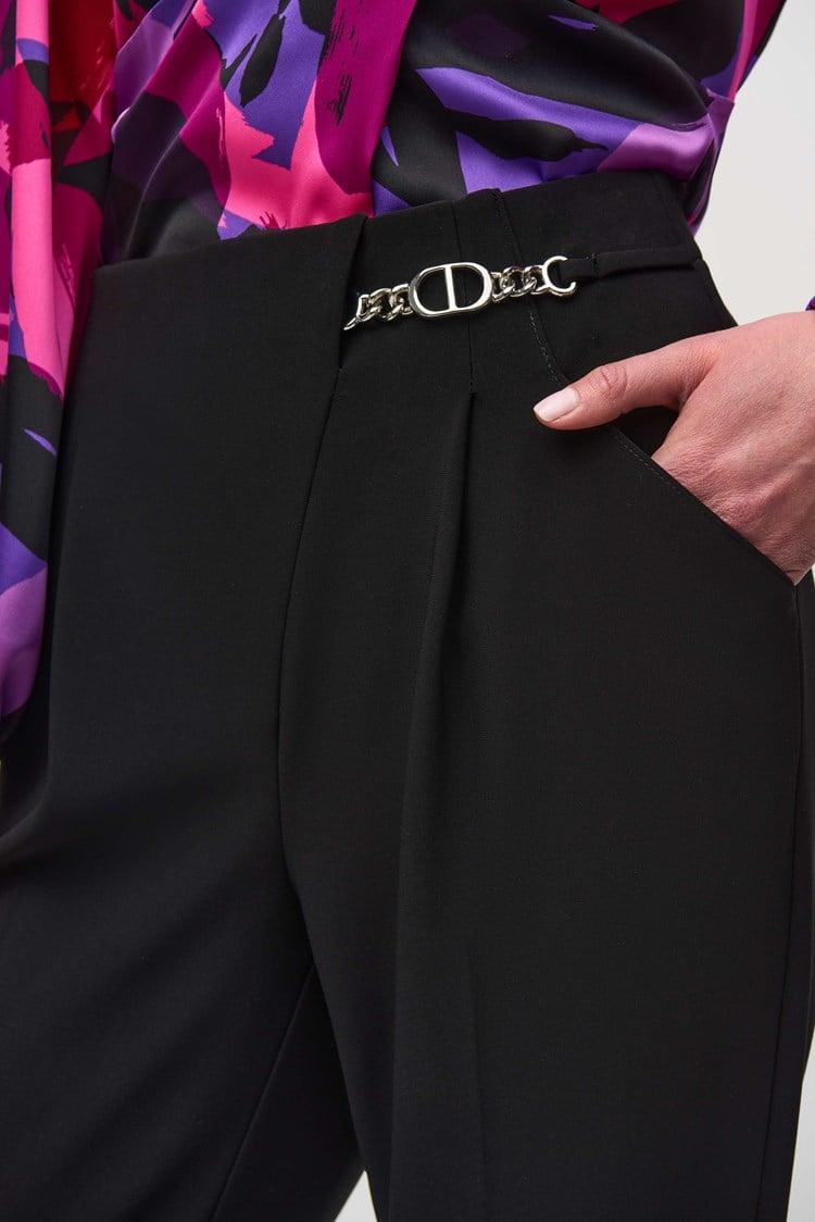 Silky Knit Crop Pull-On Pants Product Image