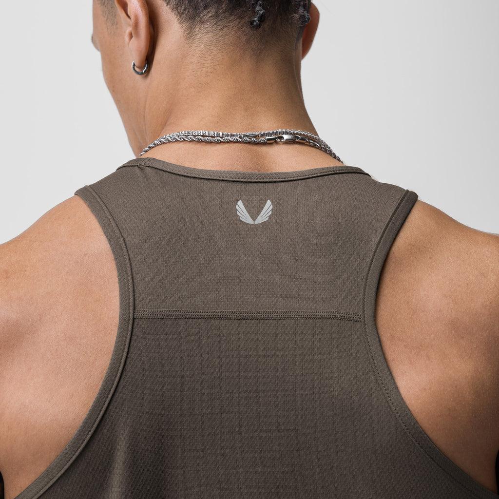 0754. AeroSilver® Training Singlet - Olive Product Image
