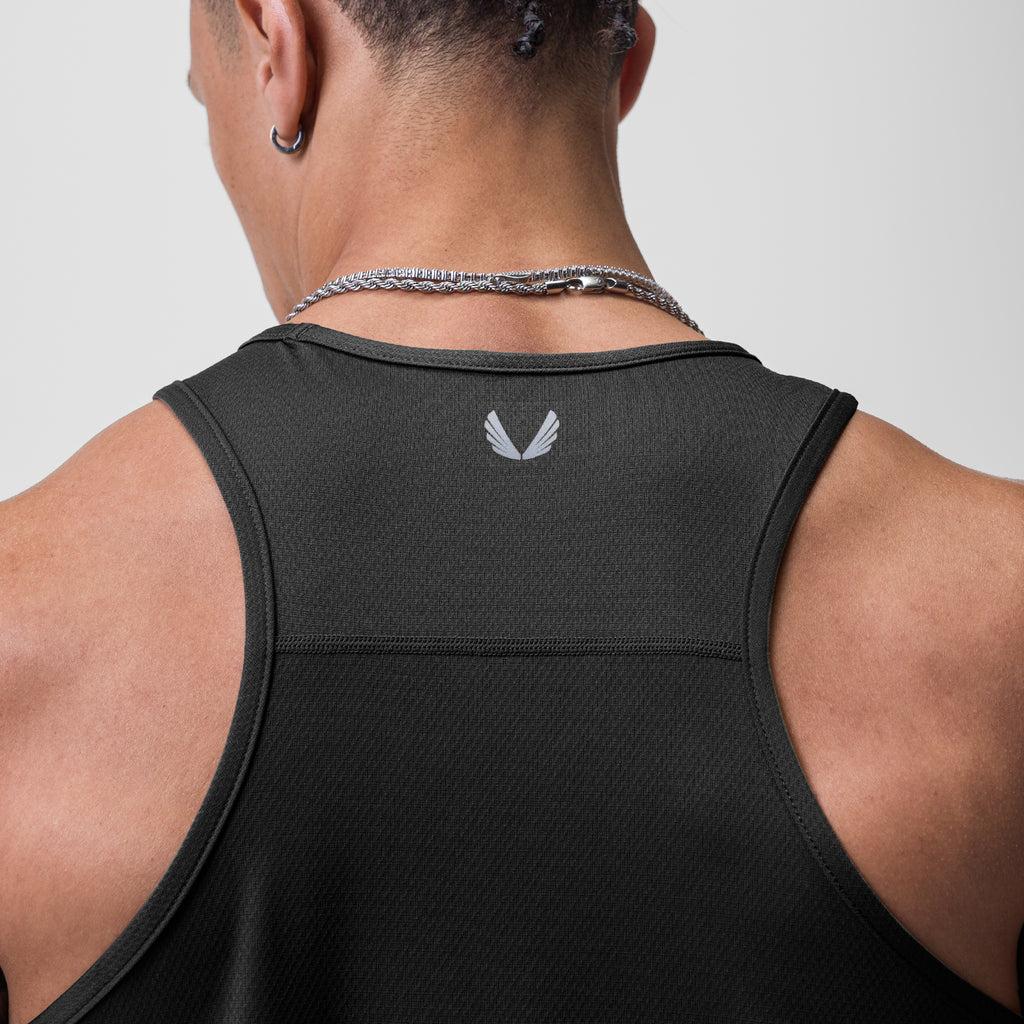 0754. AeroSilver® Training Singlet - Black Product Image
