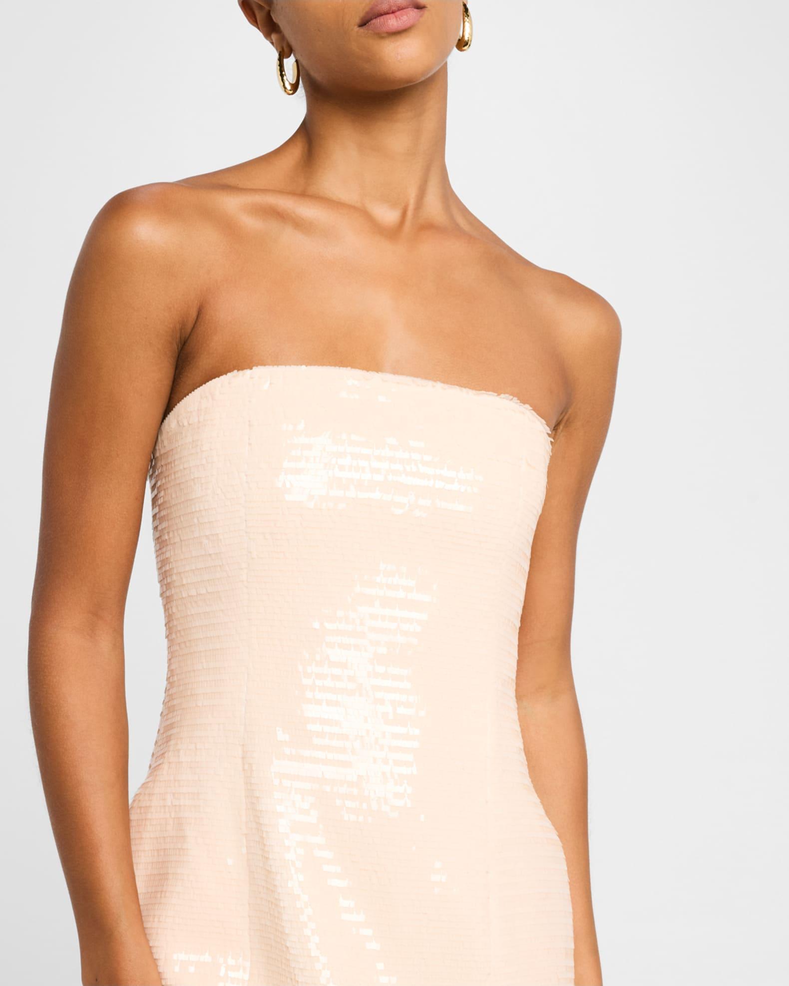 Elsie Strapless Sequin Mini Dress Product Image