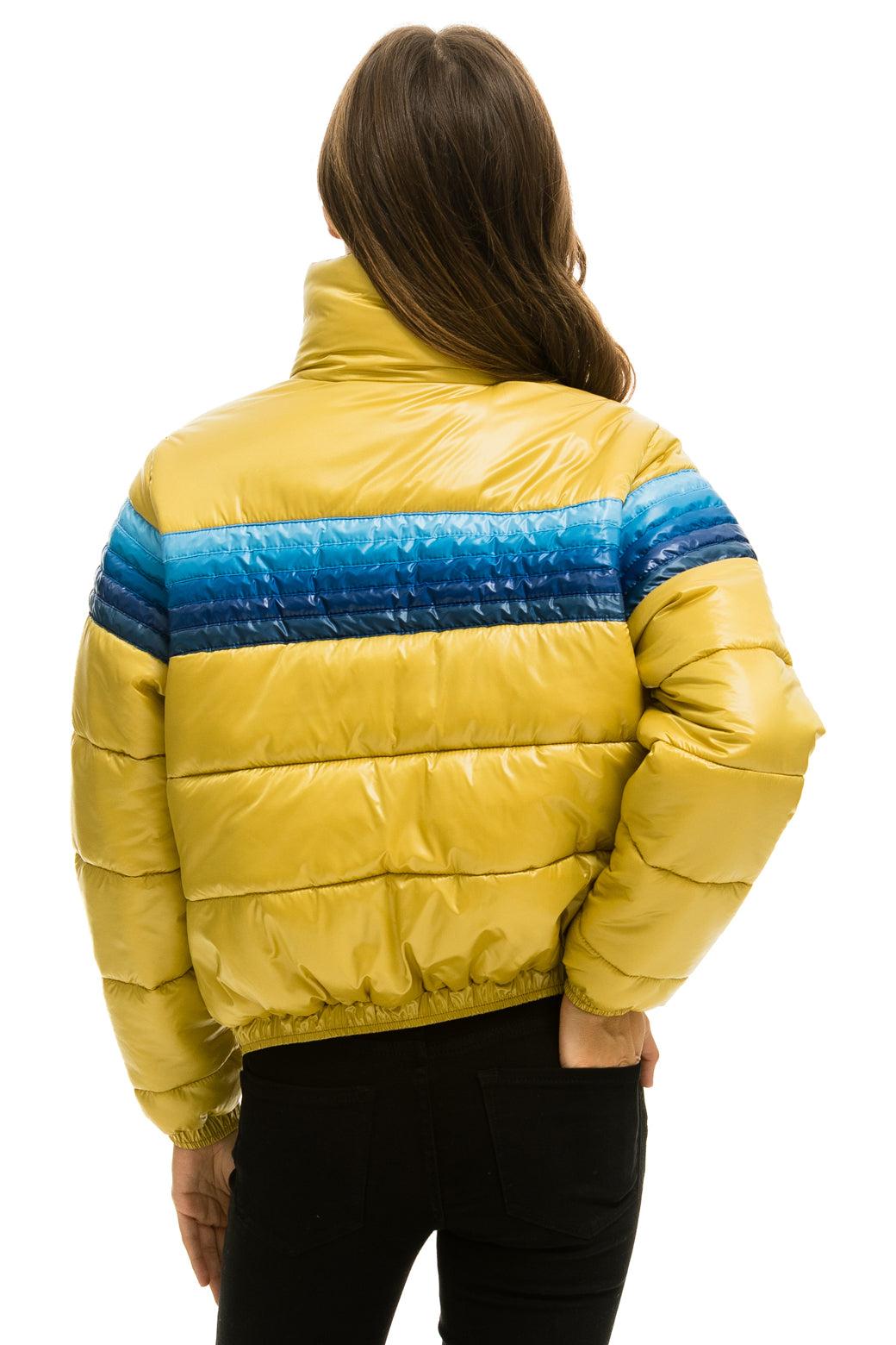 5 STRIPE APRES JACKET - GLOSSY KHAKI Female Product Image