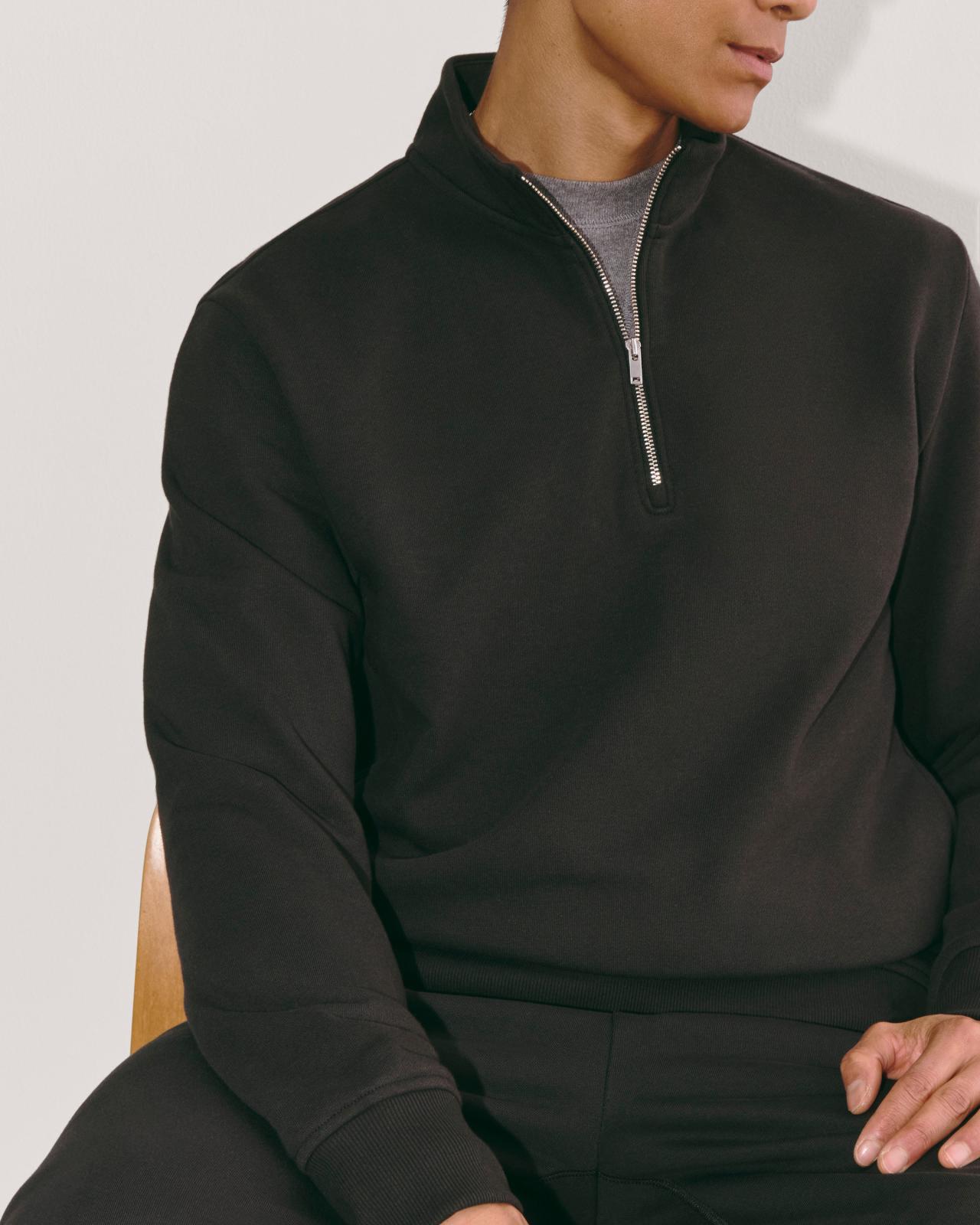 The Off-Duty Terry Quarter-Zip Product Image