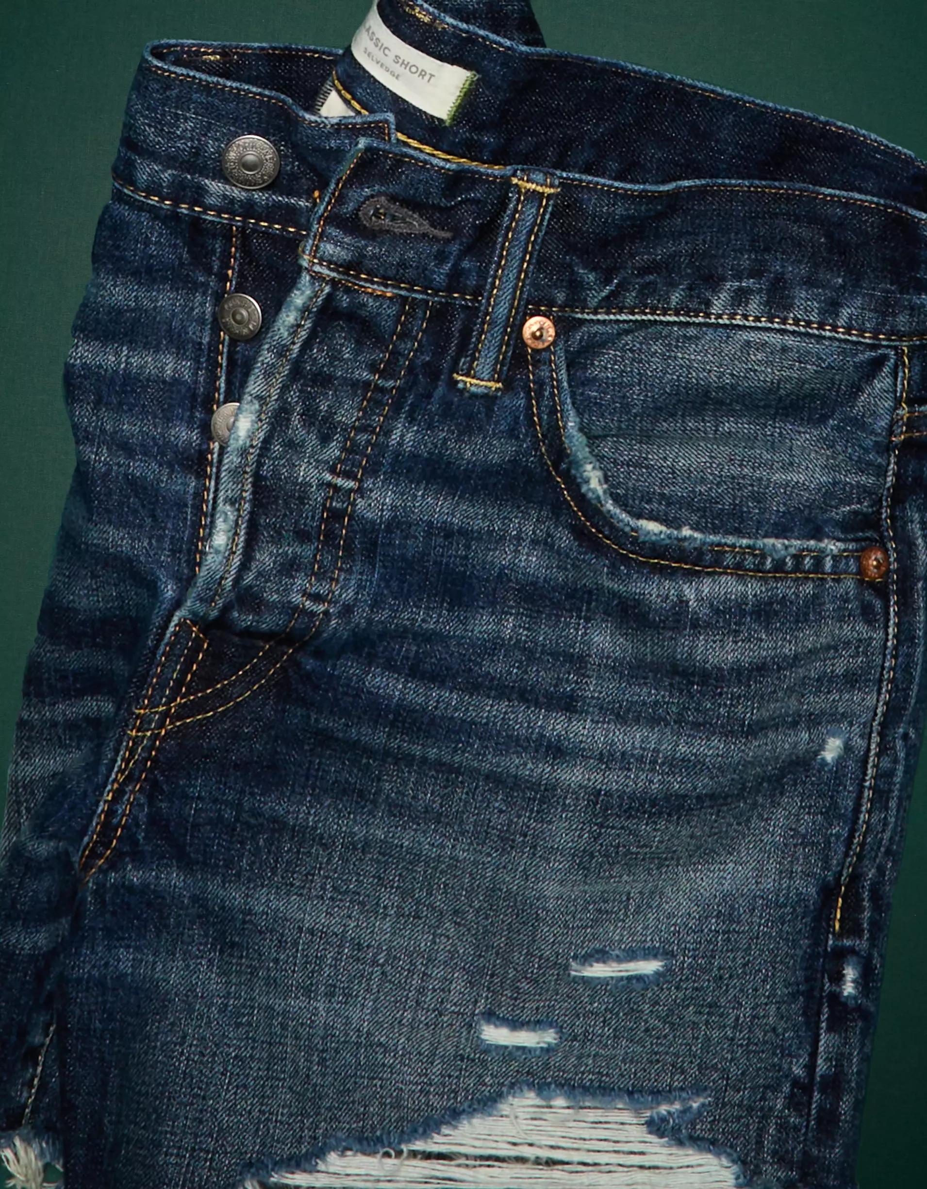 AE77 Premium Classic Denim Short Product Image