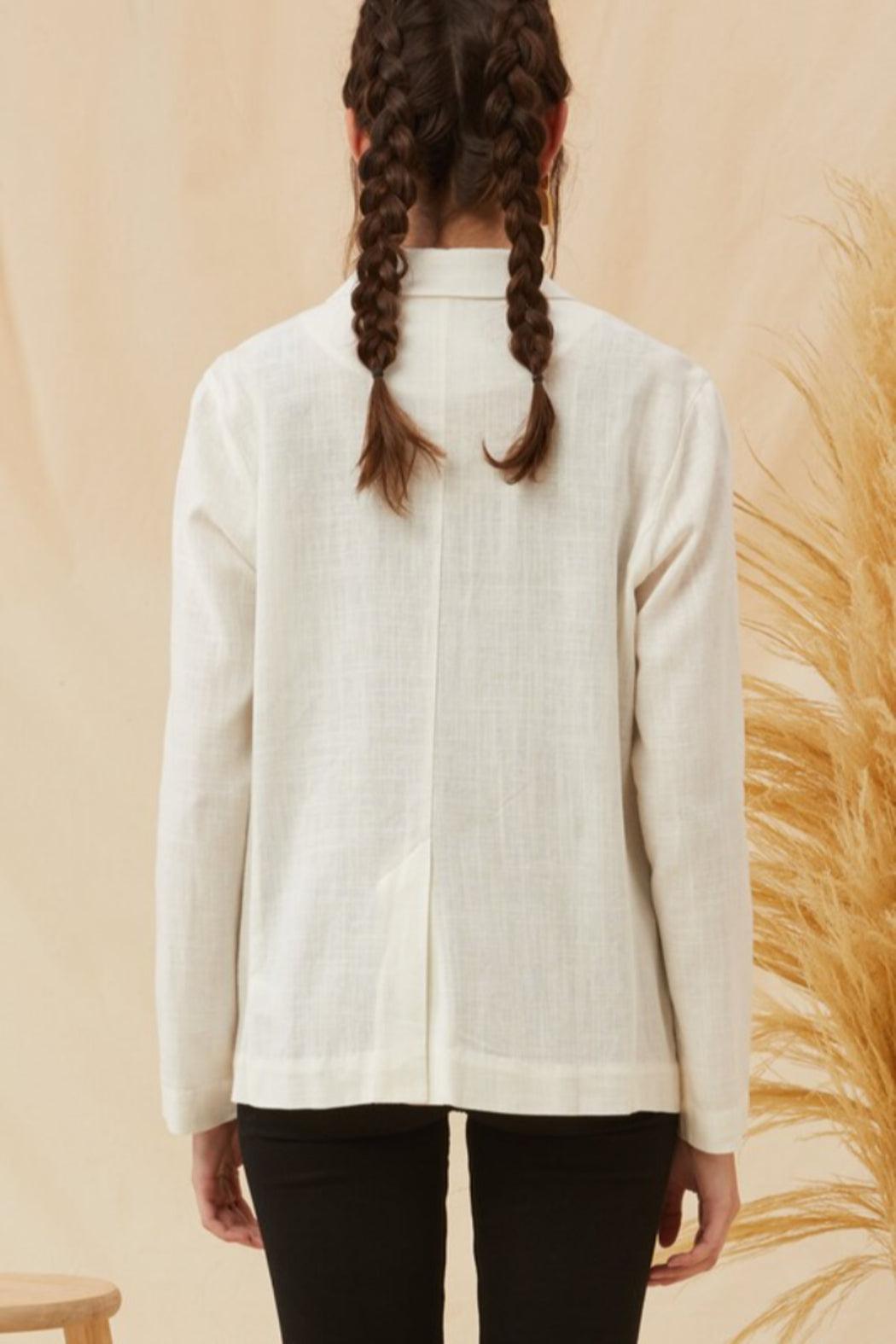 High Waist Linen Short Product Image