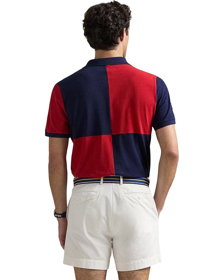 Men's Polo Ralph Lauren Custom Slim Fit Big Pony Mesh Polo Shirt Product Image