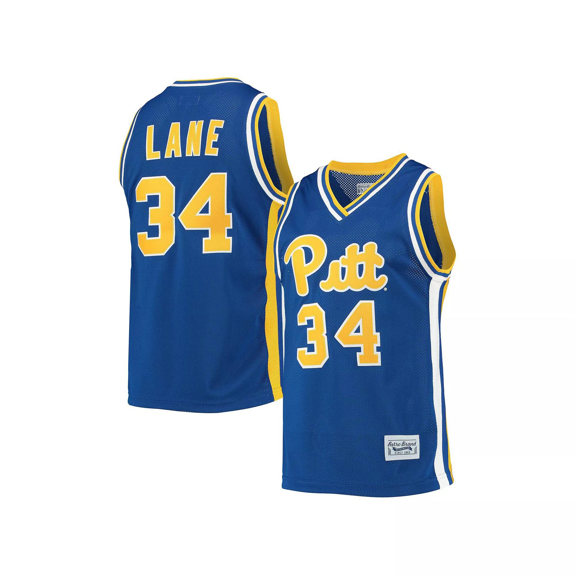 Men's Original Retro Brand Jerome Lane Royal Pitt Panthers Alumni Commemorative Classic Basketball Jersey, Size: Medium, Blue Product Image