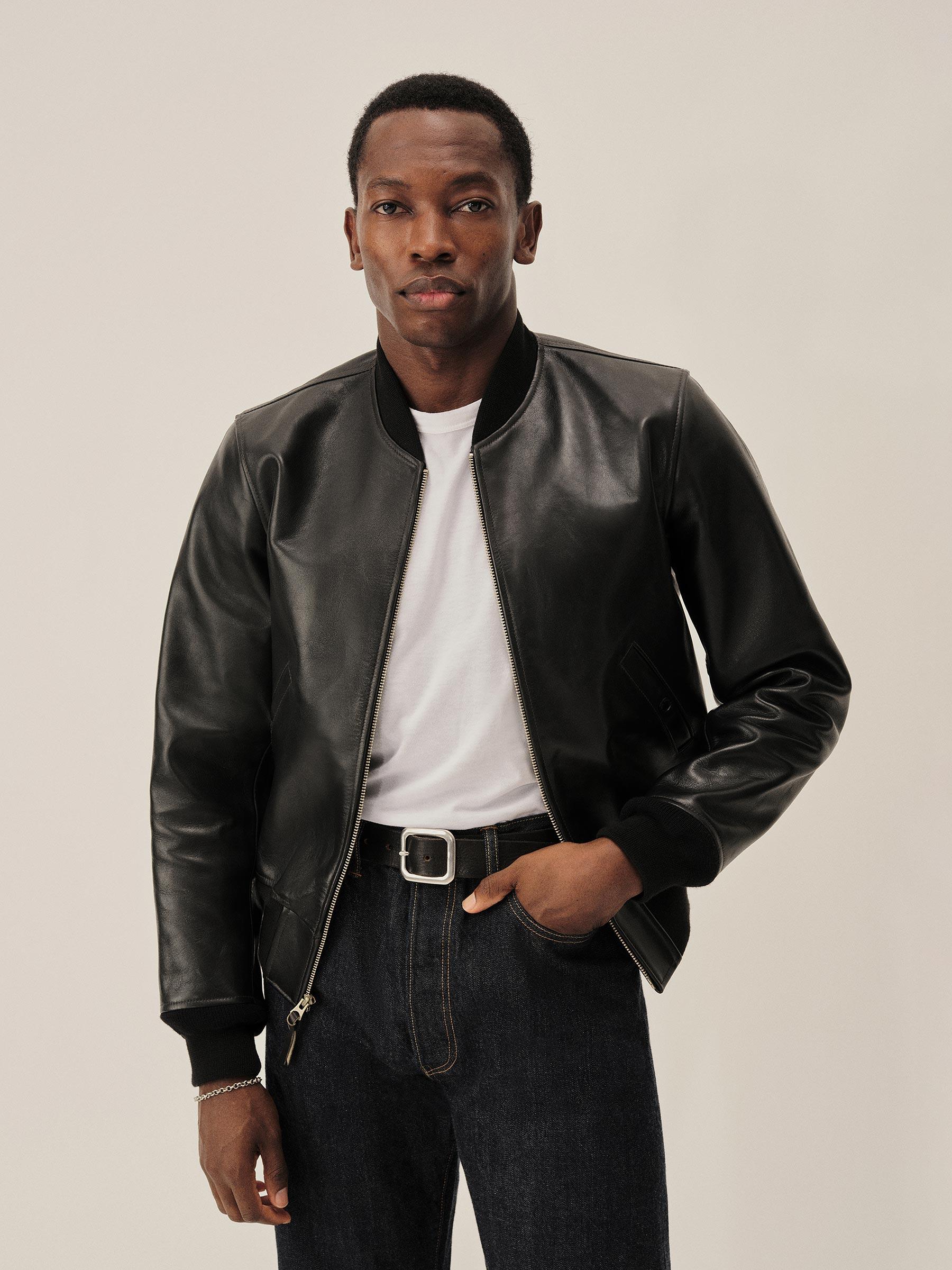 Black Bruiser Bomber Jacket Product Image