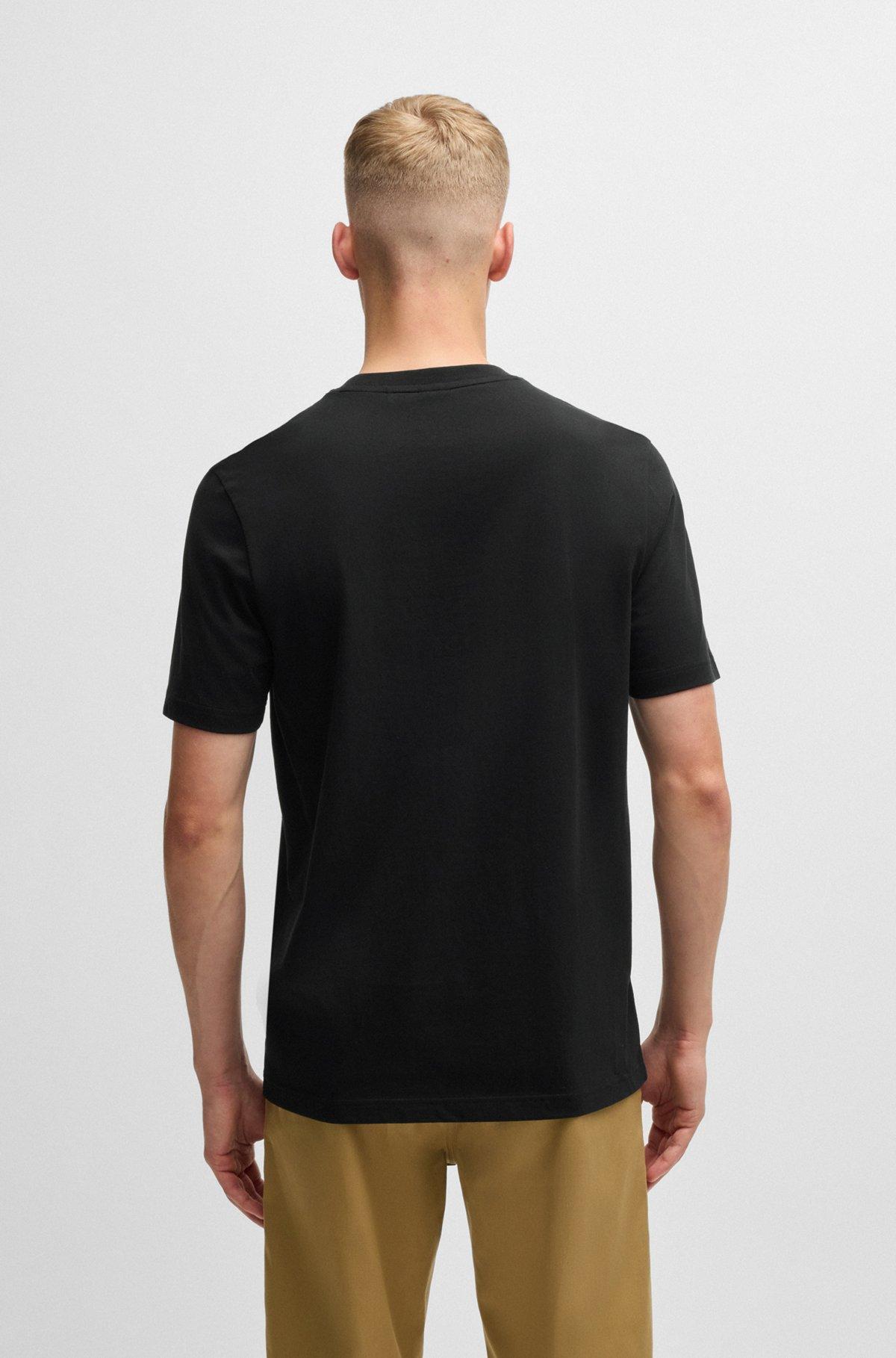 Crew-neck T-shirt in cotton with seasonal artwork Product Image