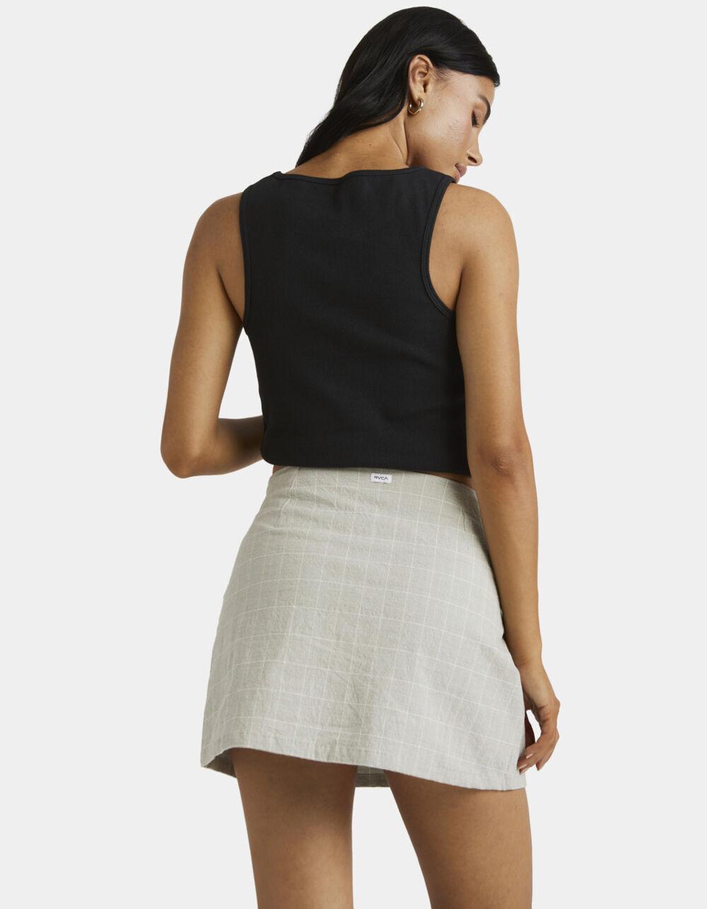 RVCA Reform Womens Mini Skirt - GRAVEL Product Image