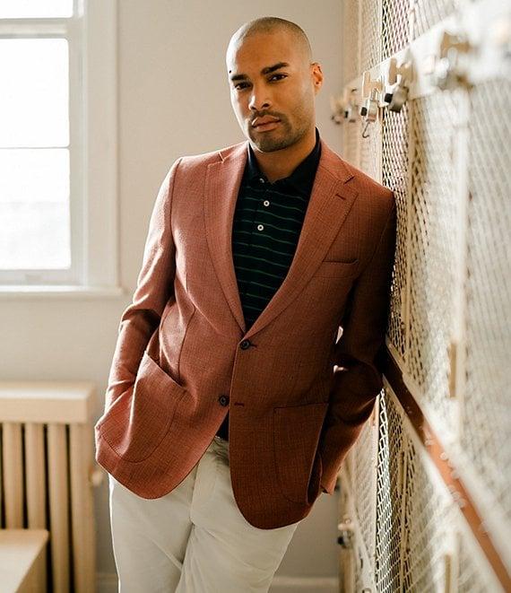 Hickey Freeman Classic Fit Solid Sport Coat Product Image