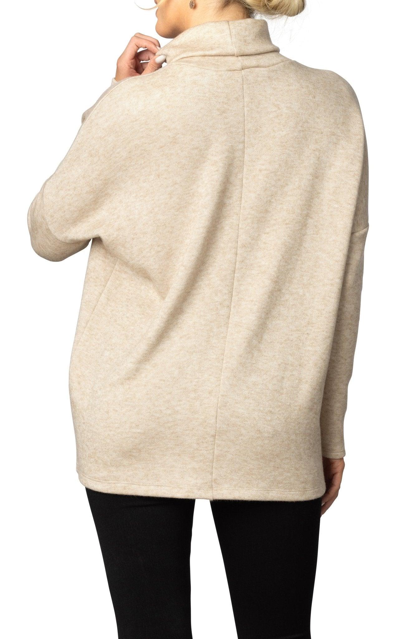 Paris Turtleneck Tunic Sweater Product Image