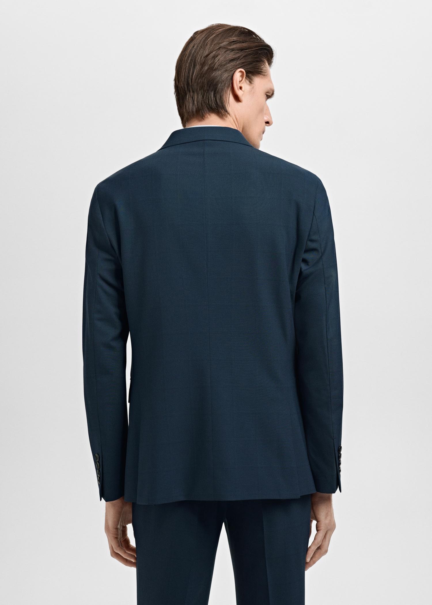 Super slim-fit suit jacket in stretch fabric - Men | MANGO USA Product Image