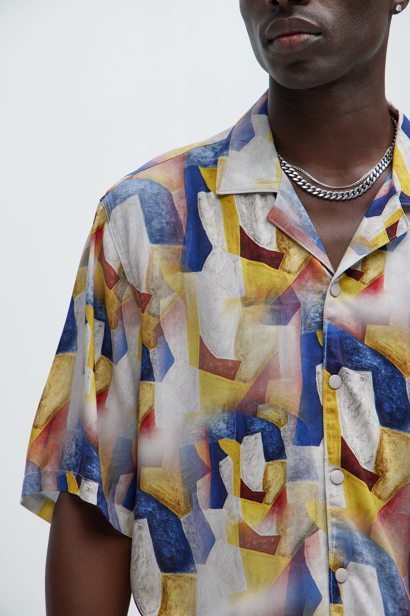 Fossdale Cubism Shirt - Multi Color Product Image