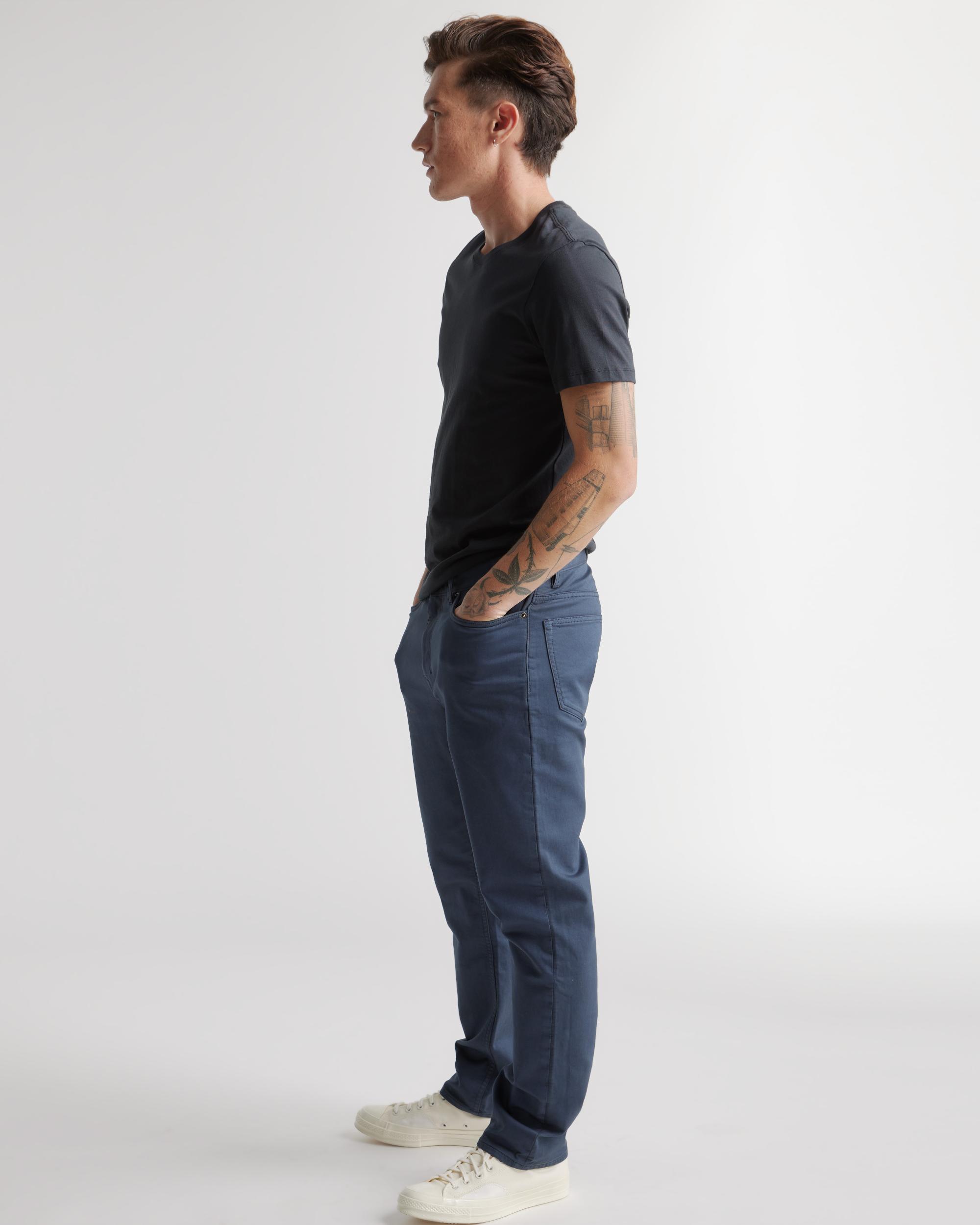Quince | Men's Comfort Stretch Traveler 5-Pocket Pants Straight Organic Cotton Product Image