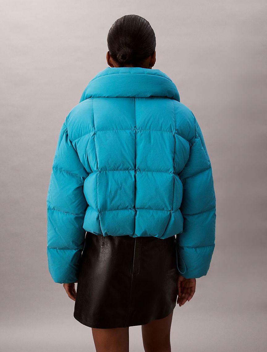 Crinkle Nylon Puffer Jacket Product Image