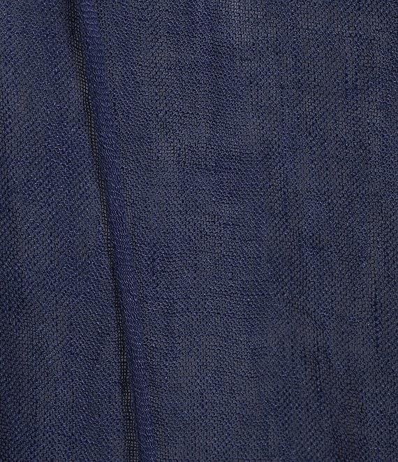 Eileen Fisher Organic Linen Gauze V-Neck Tie Front Long Sleeve Jacket Product Image