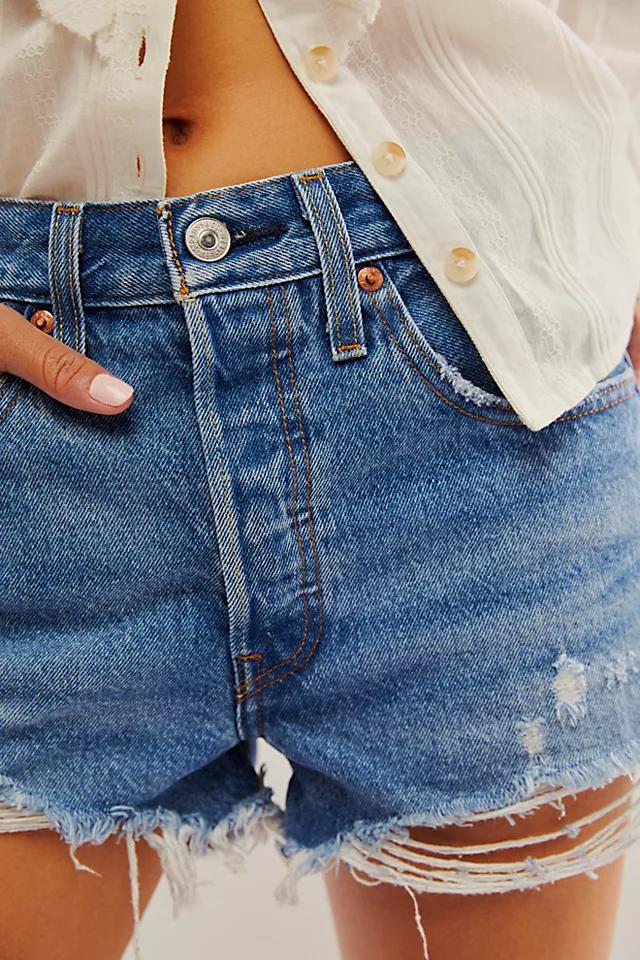 Levi’s 501 High-Rise Denim Shorts Product Image