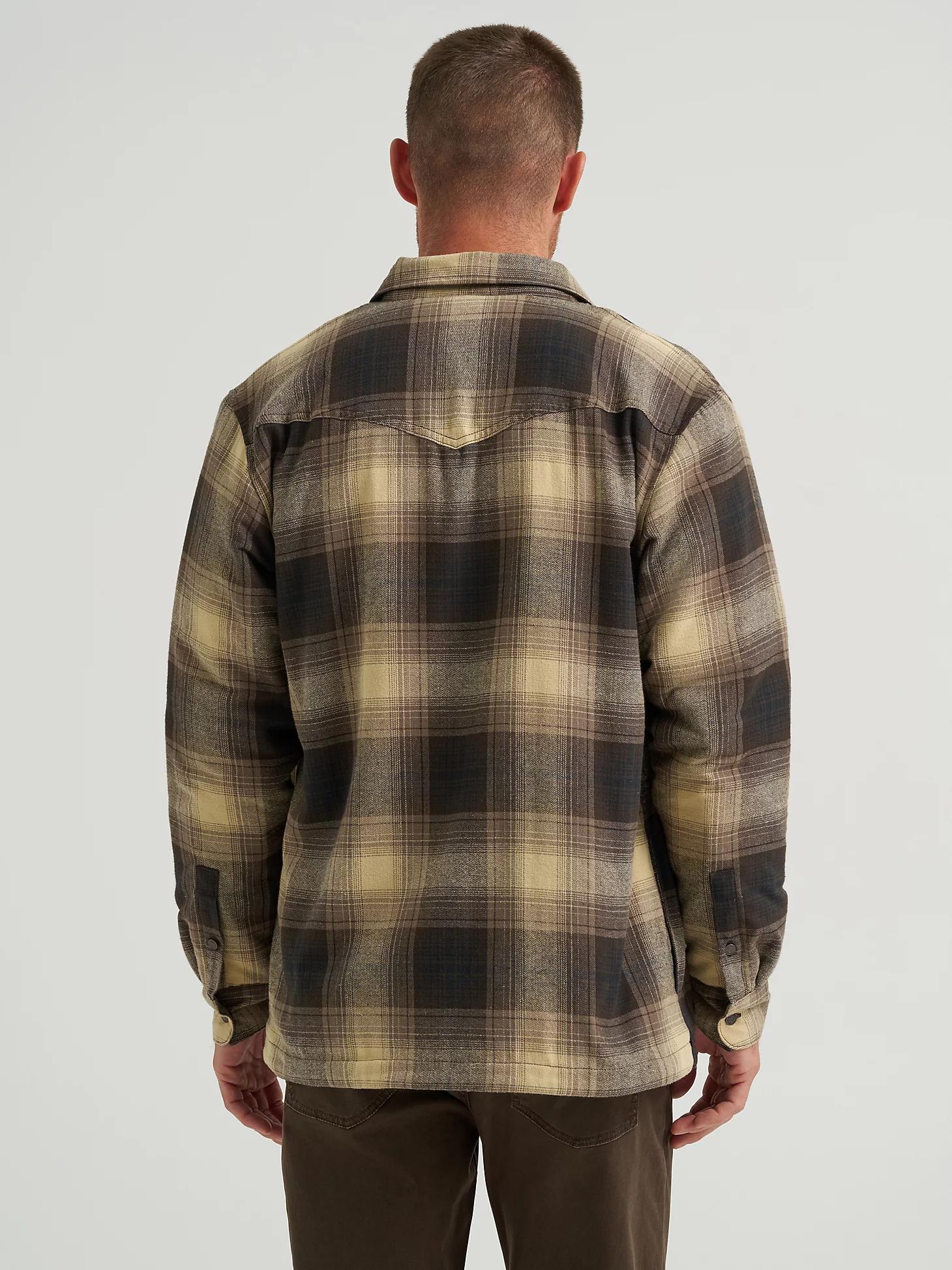 Men's Five Star Premium Plaid Sherpa Lined Shirt Jacket | Men's SHIRTS | Wrangler® Product Image