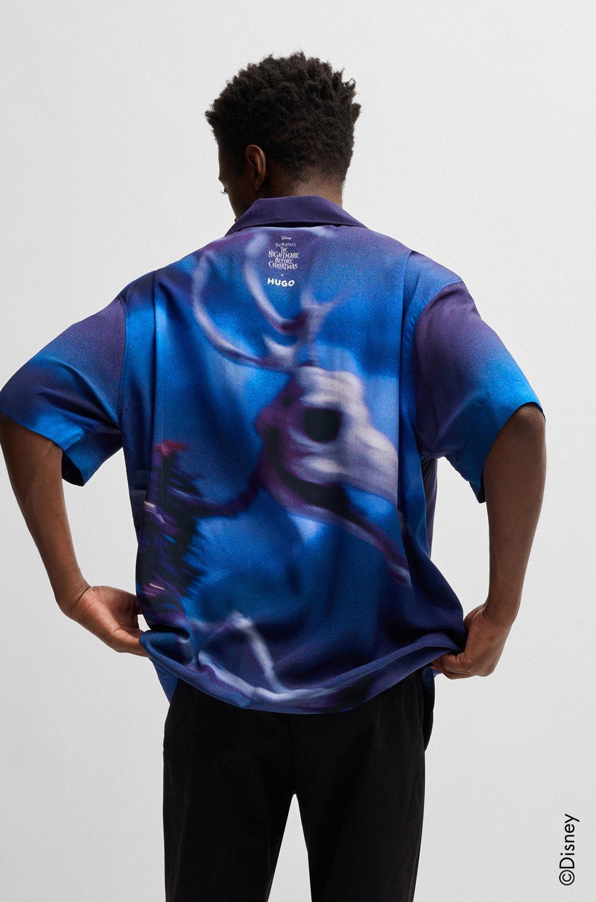 HUGO x Disney's The Nightmare Before Christmas loose-fit printed shirt Product Image