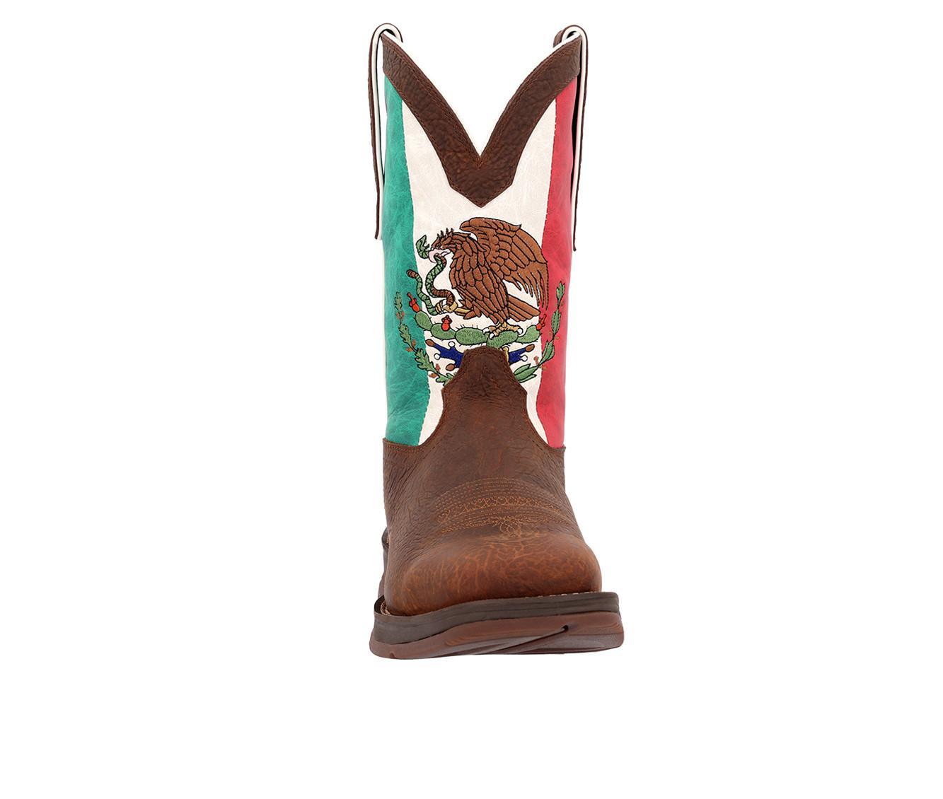 Men's Durango Rebel Mexico Flag Western Boot Product Image