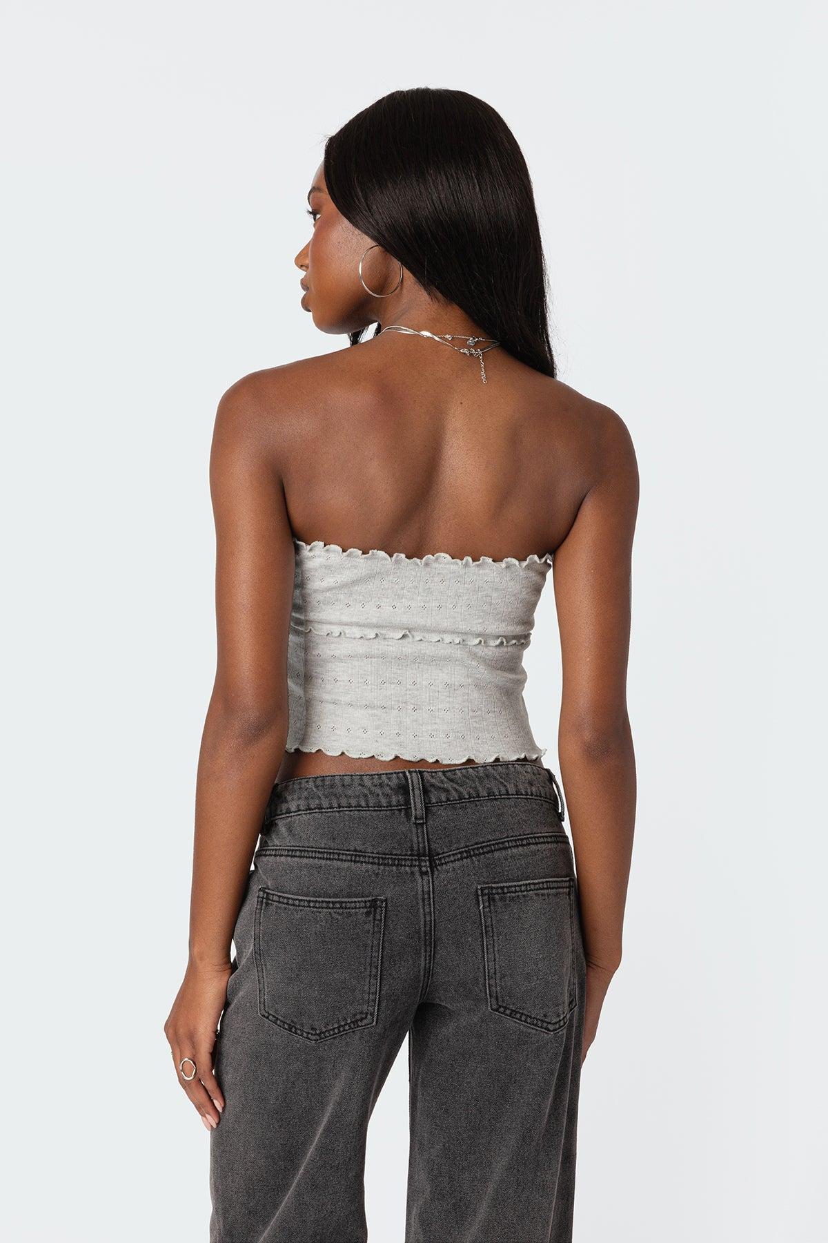 Savannah Pointelle Tube Top Product Image