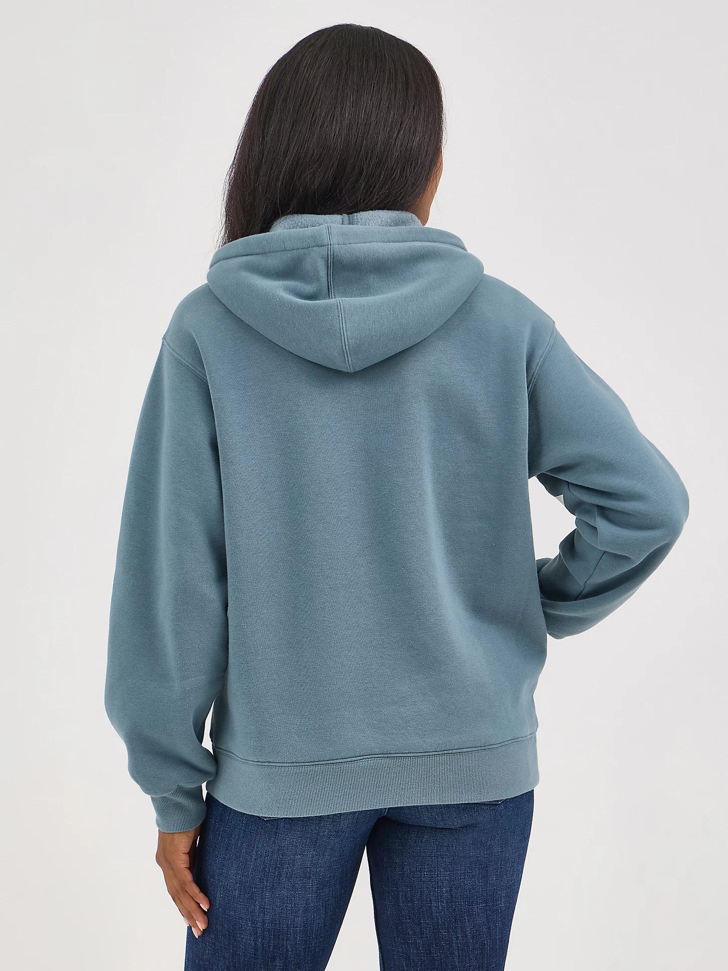 Women's Wrangler Bold Logo Hoodie in Azure Product Image