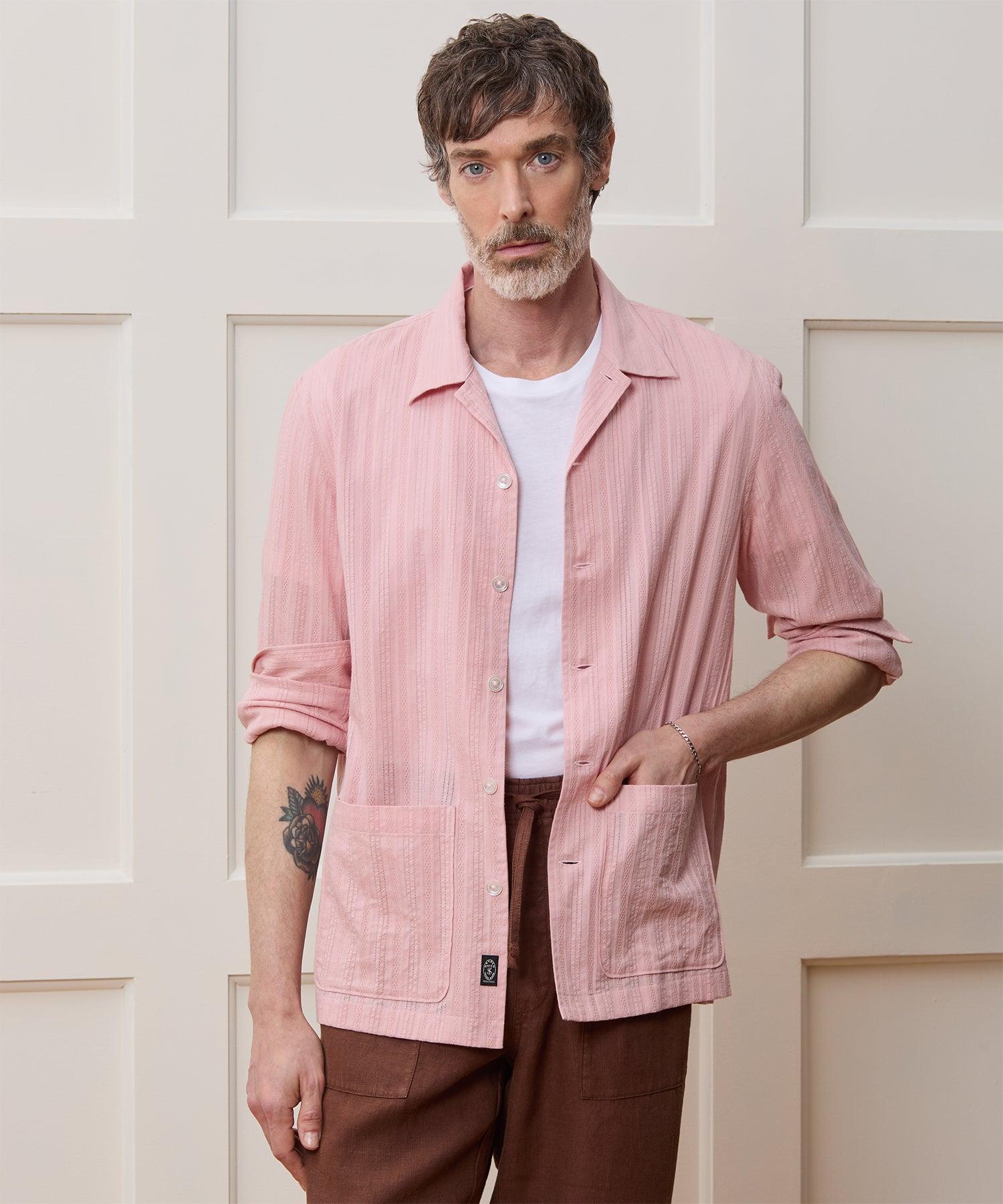 Cotton Jacquard Overshirt Product Image
