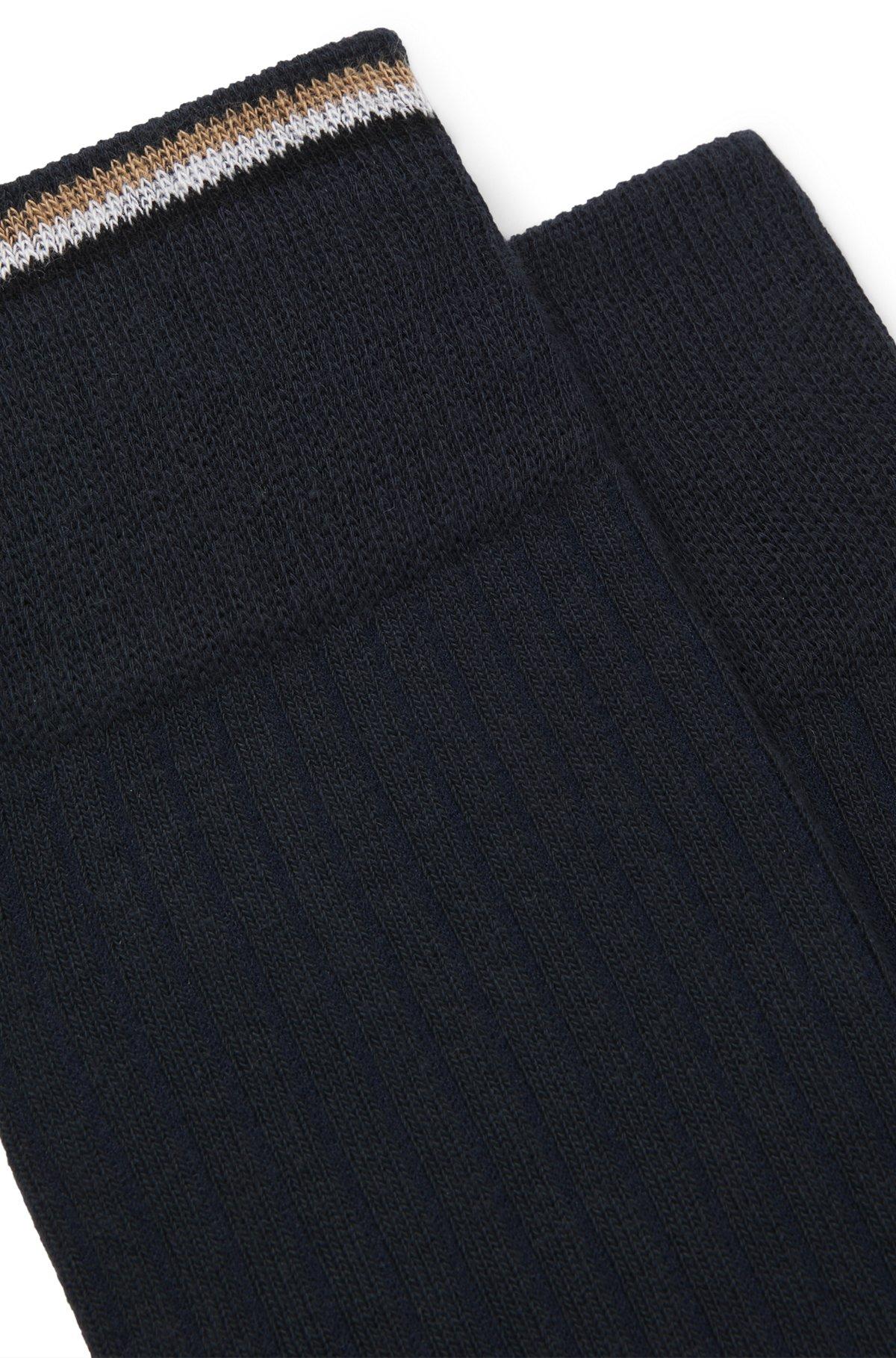 BOSS - Two-pack of regular-length socks - Dark Blue Product Image