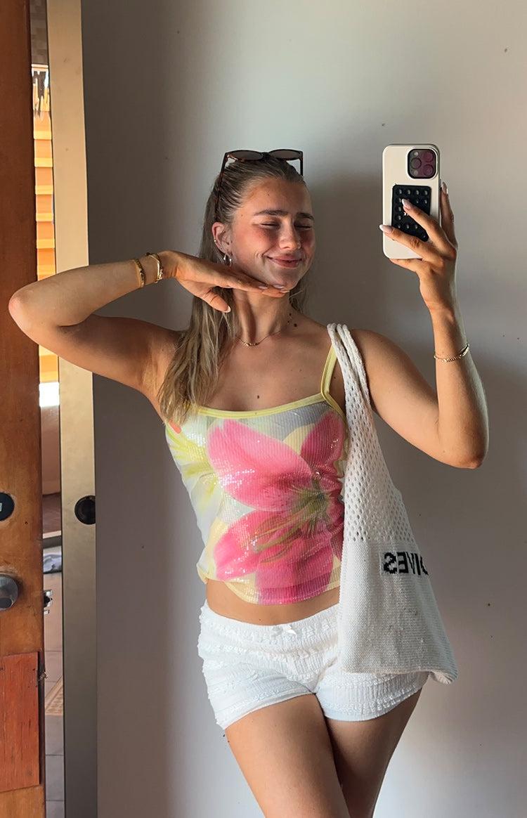 Leo White Micro Shorts Girls Product Image