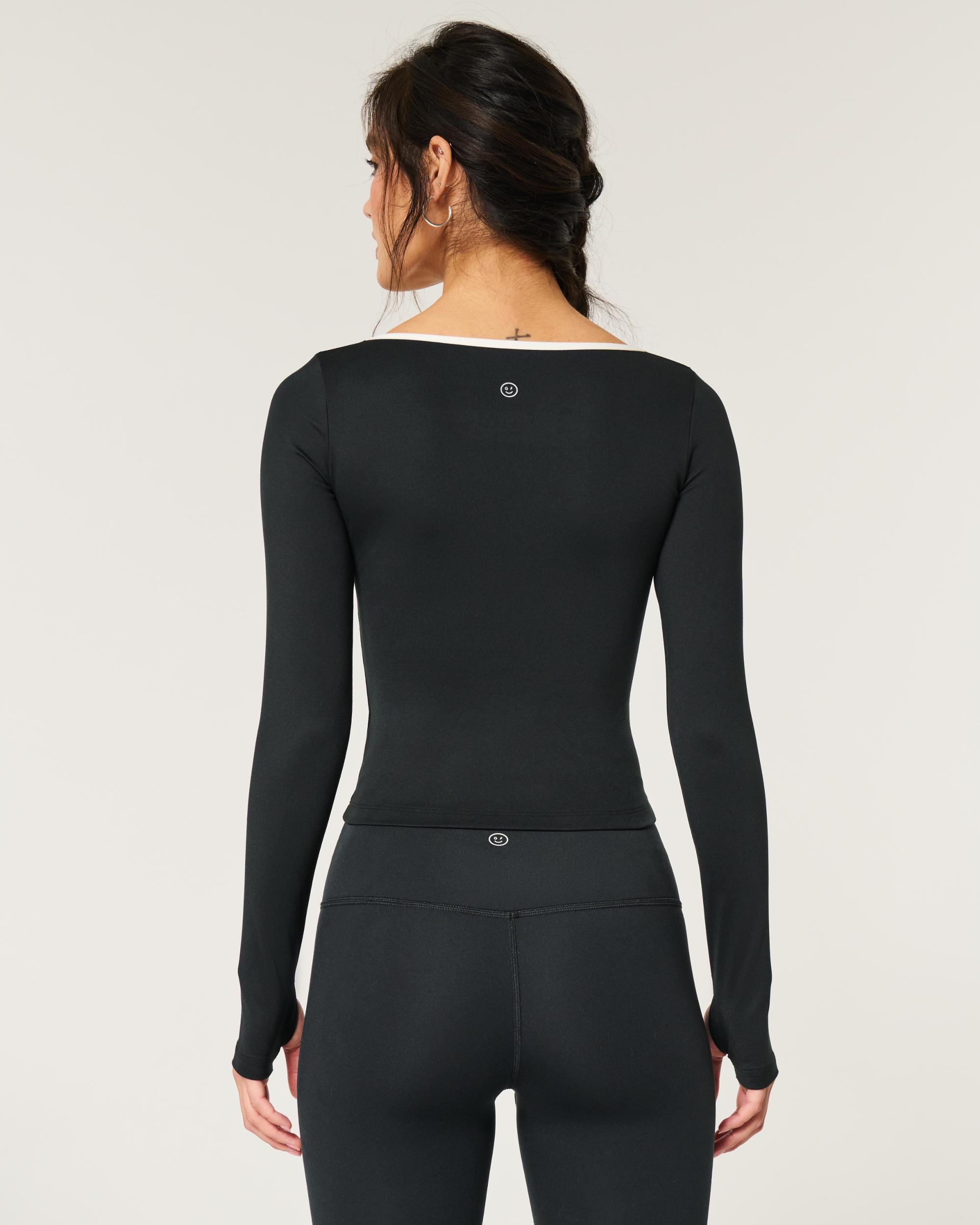 Gilly Hicks Active Recharge Under-Bust Long-Sleeve Top Product Image