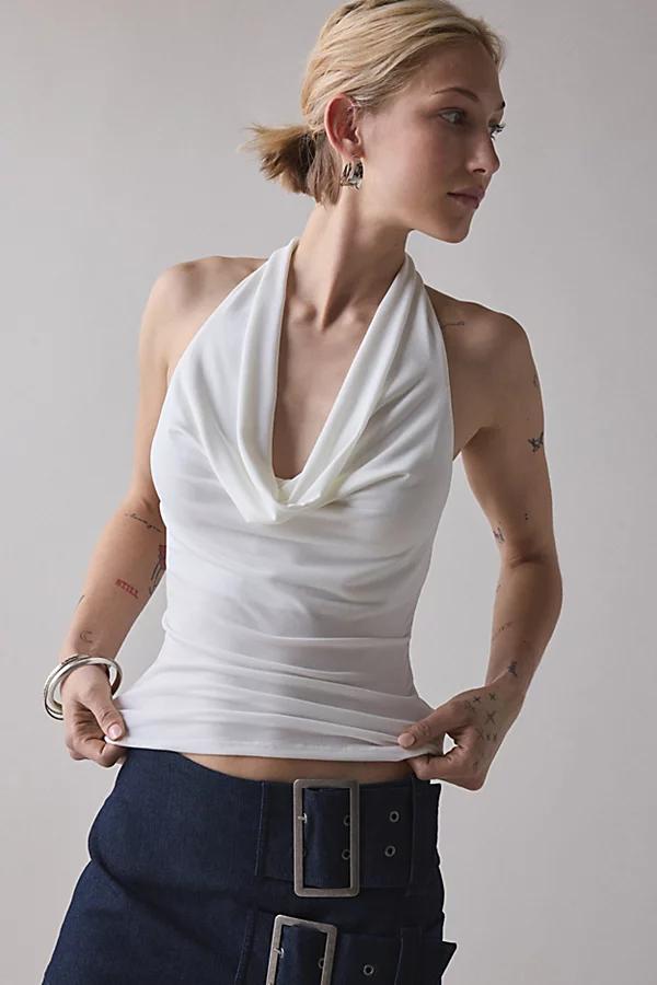 Silence + Noise Coyote Cowl Neck Halter Top Womens at Urban Outfitters Product Image