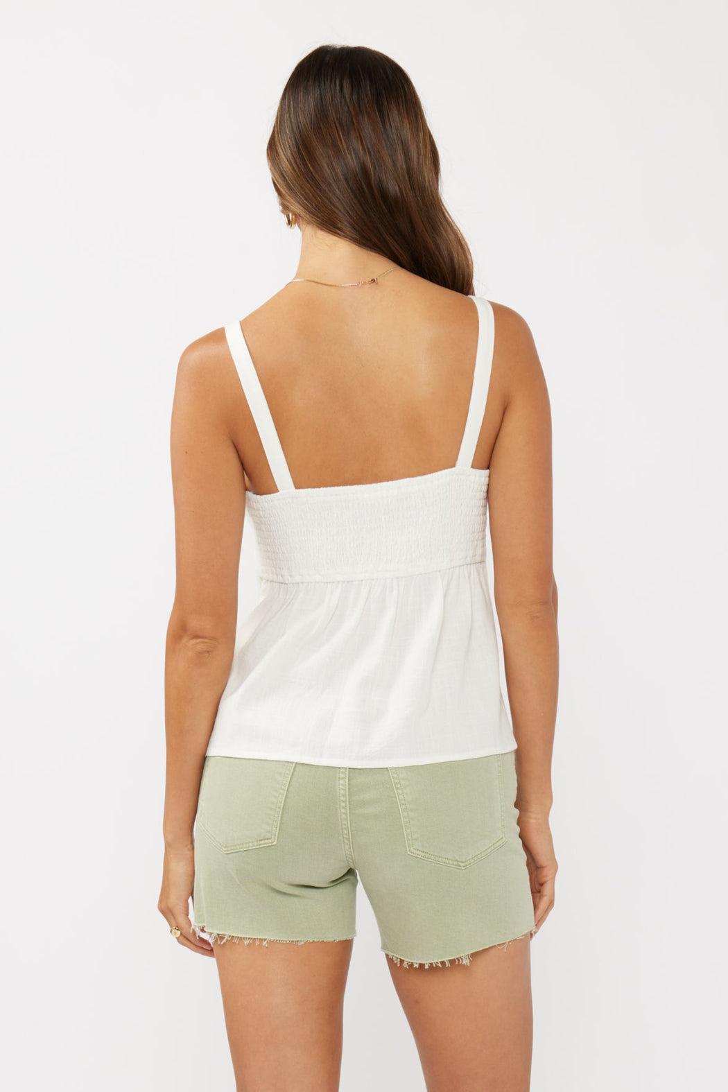 Willow Lace Button Tank Product Image