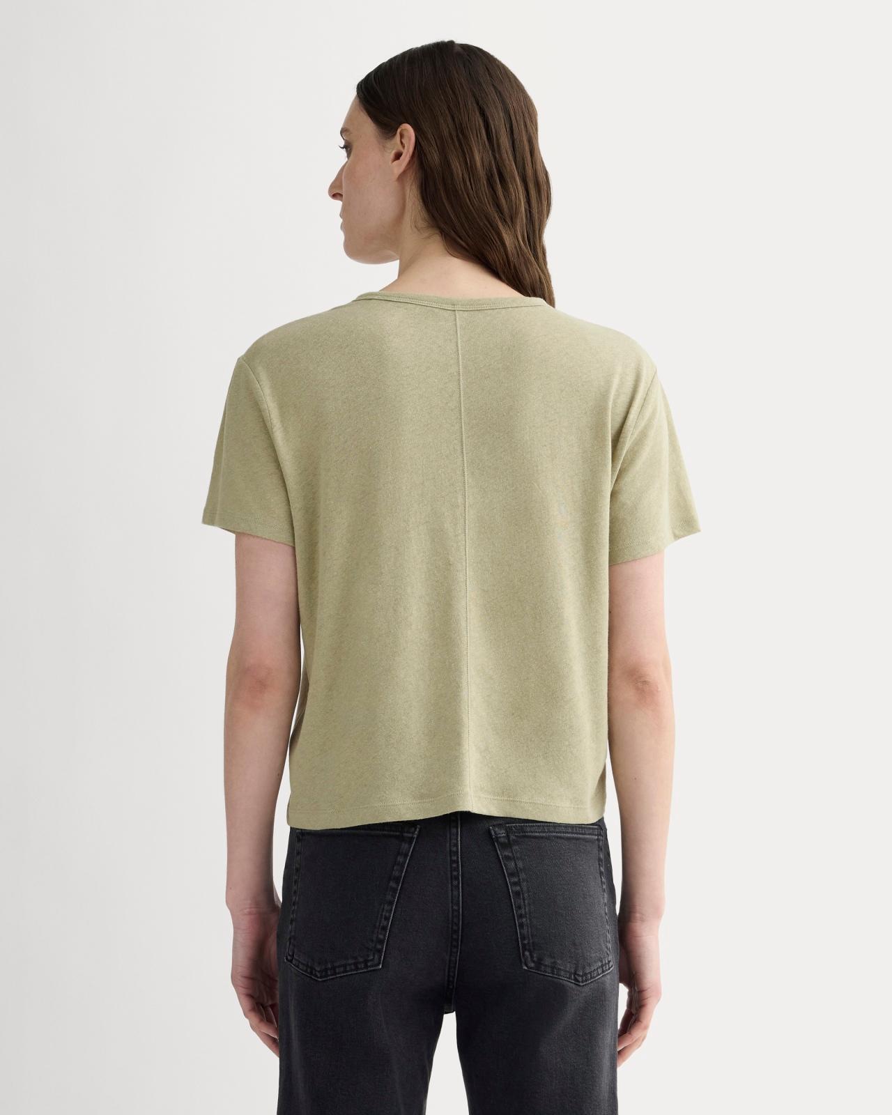 Womens Box-Cut T-Shirt in Cotton Linen by Everlane Product Image