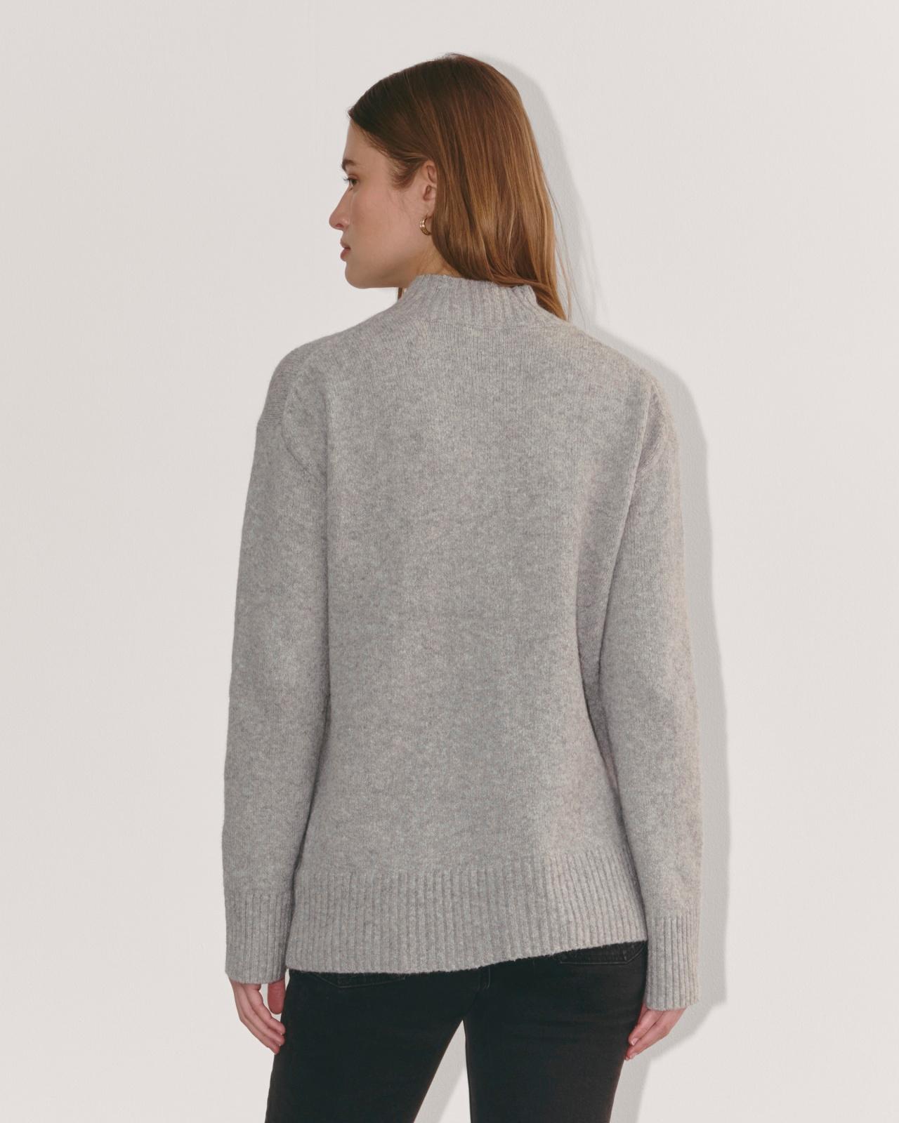 Womens Mockneck Sweater in Plush Cotton by Everlane Product Image