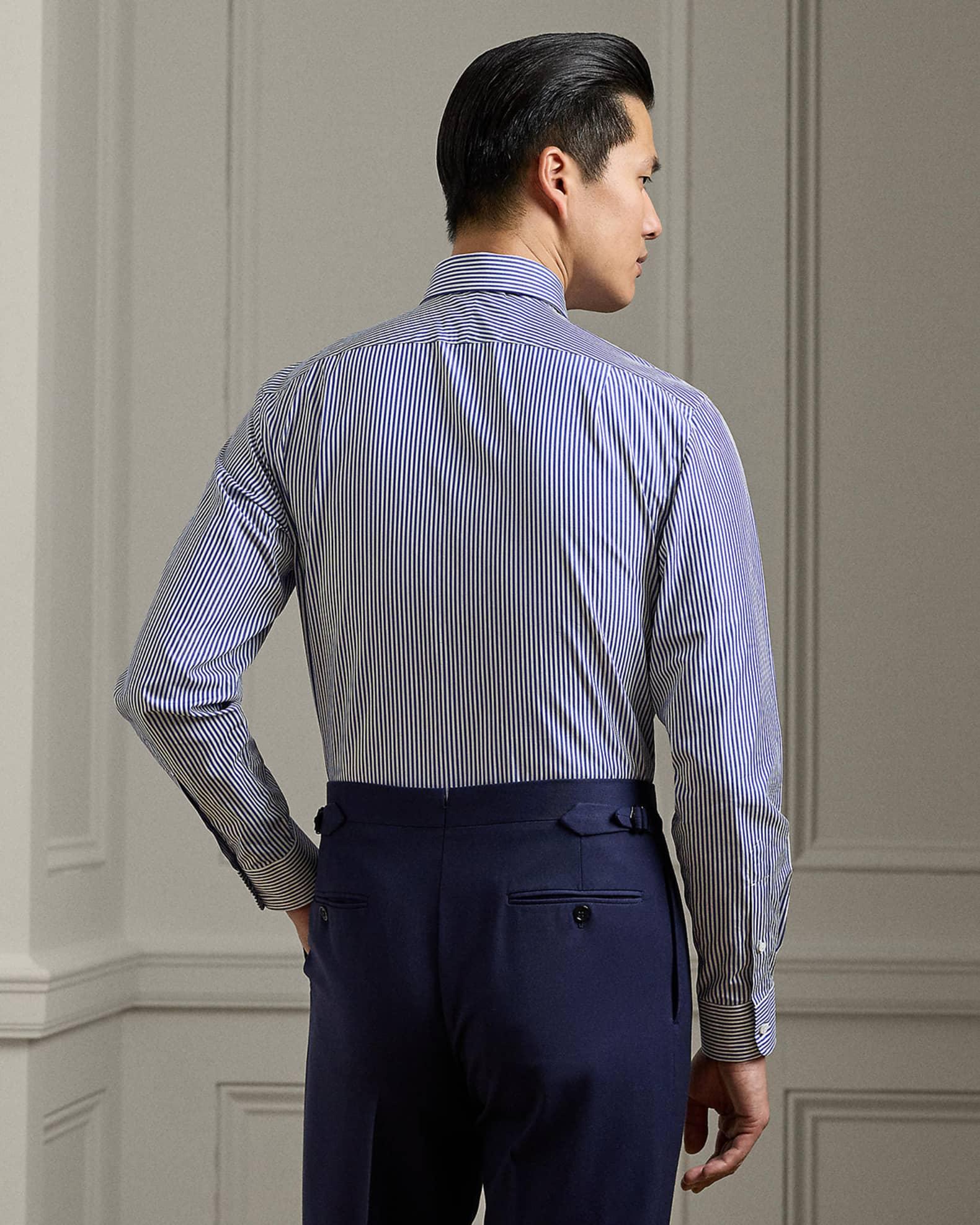 Men's NM X RL Handmade Bengal-Stripe Shirt Product Image