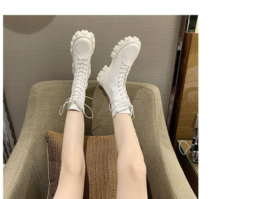 Lace Up Platform Boots Product Image