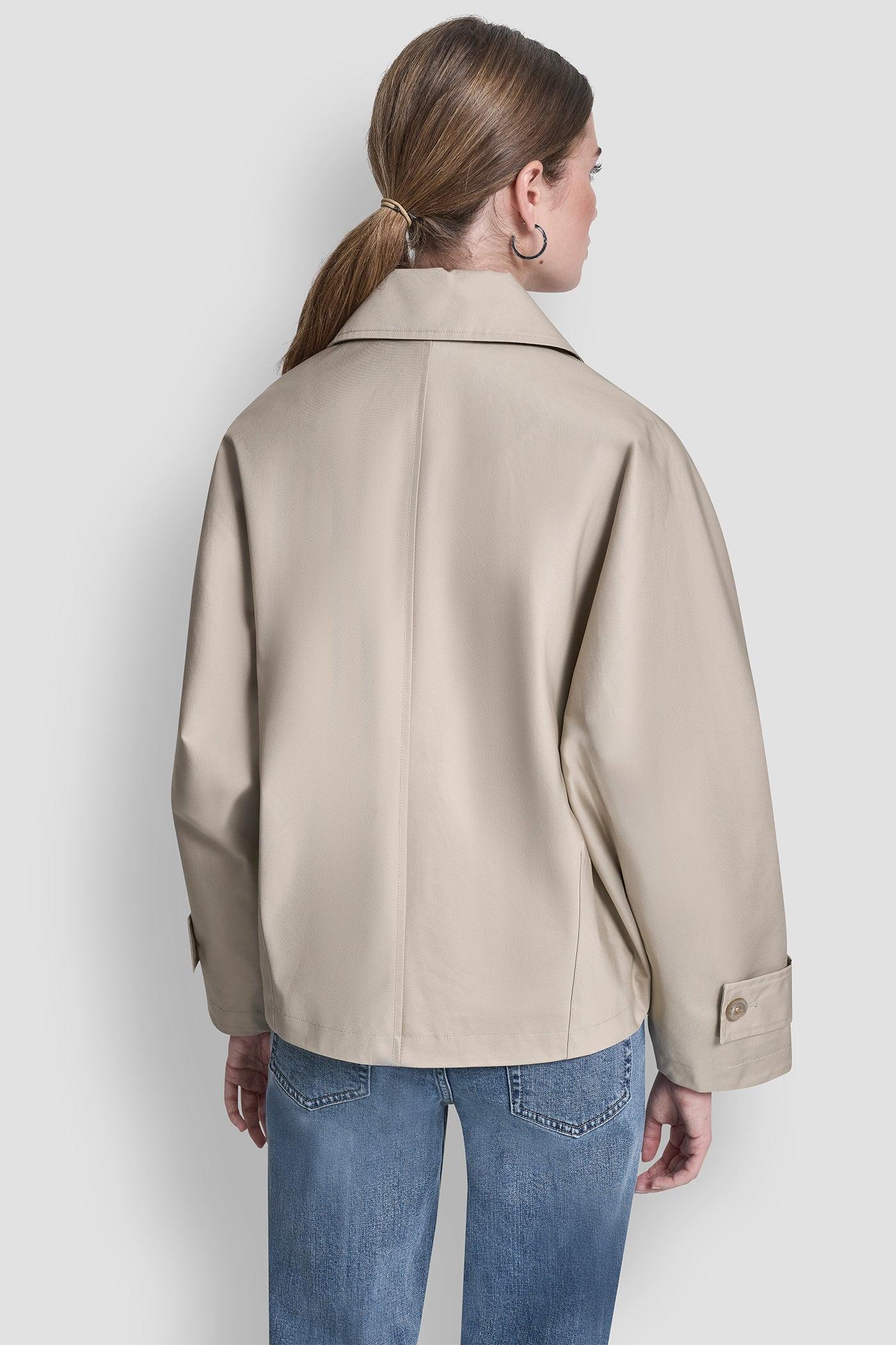 SINGLE-BREASTED MILITARY SHORT TRENCH Product Image