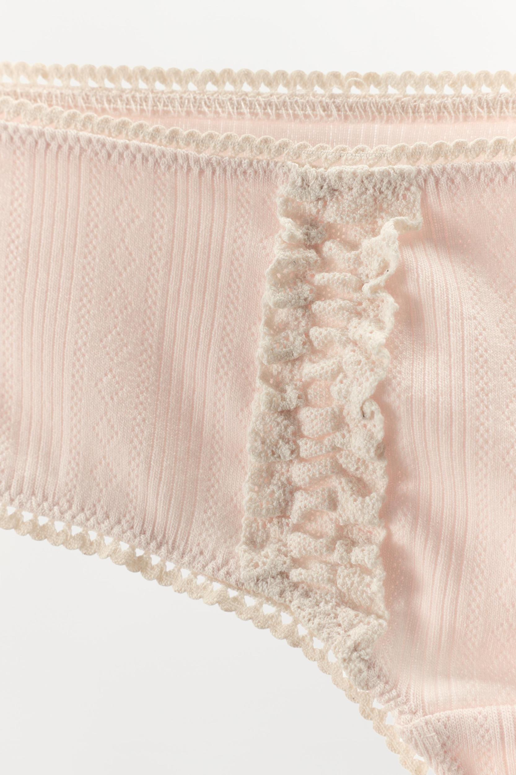 POINTELLE LACE TRIM BRIEFS Product Image