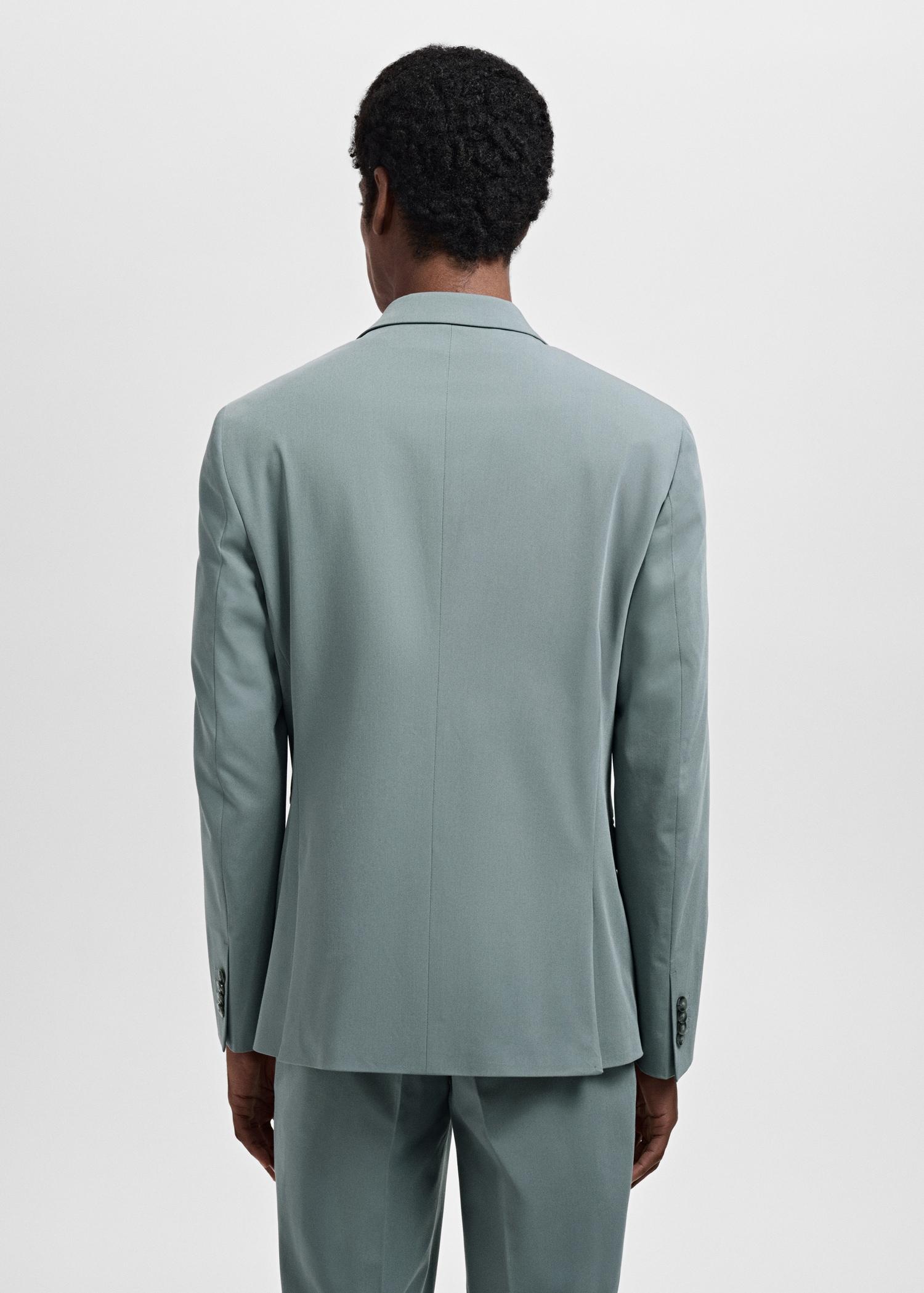 Super slim-fit suit jacket in stretch fabric - Men | MANGO USA Product Image