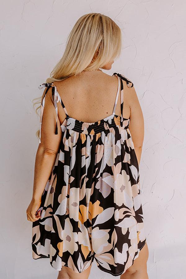 Bloom With A View Romper In Black Curves Product Image