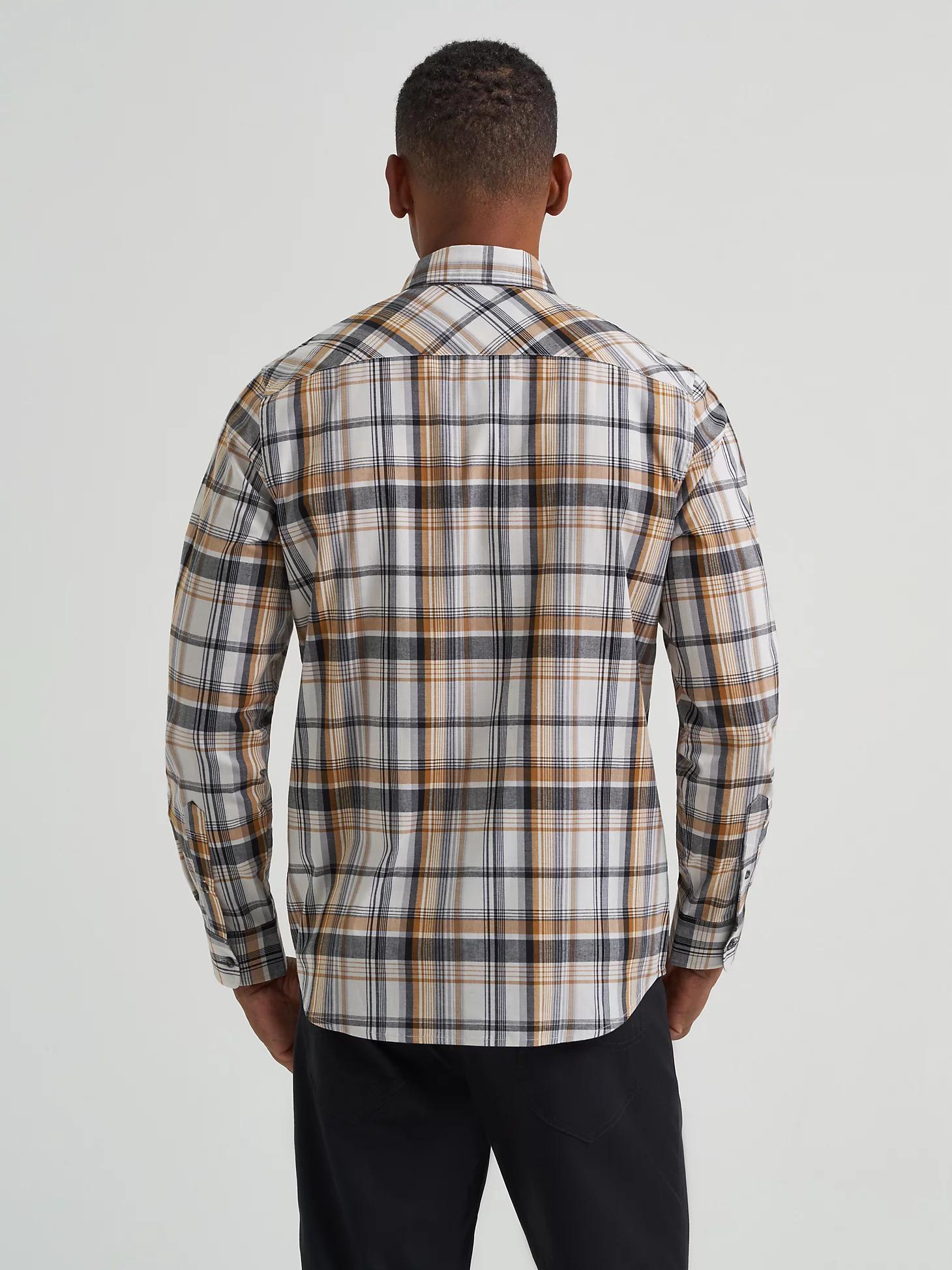 Men's Plaid Woven Button Down Shirt | Men's Tops & Tees | Lee® Product Image