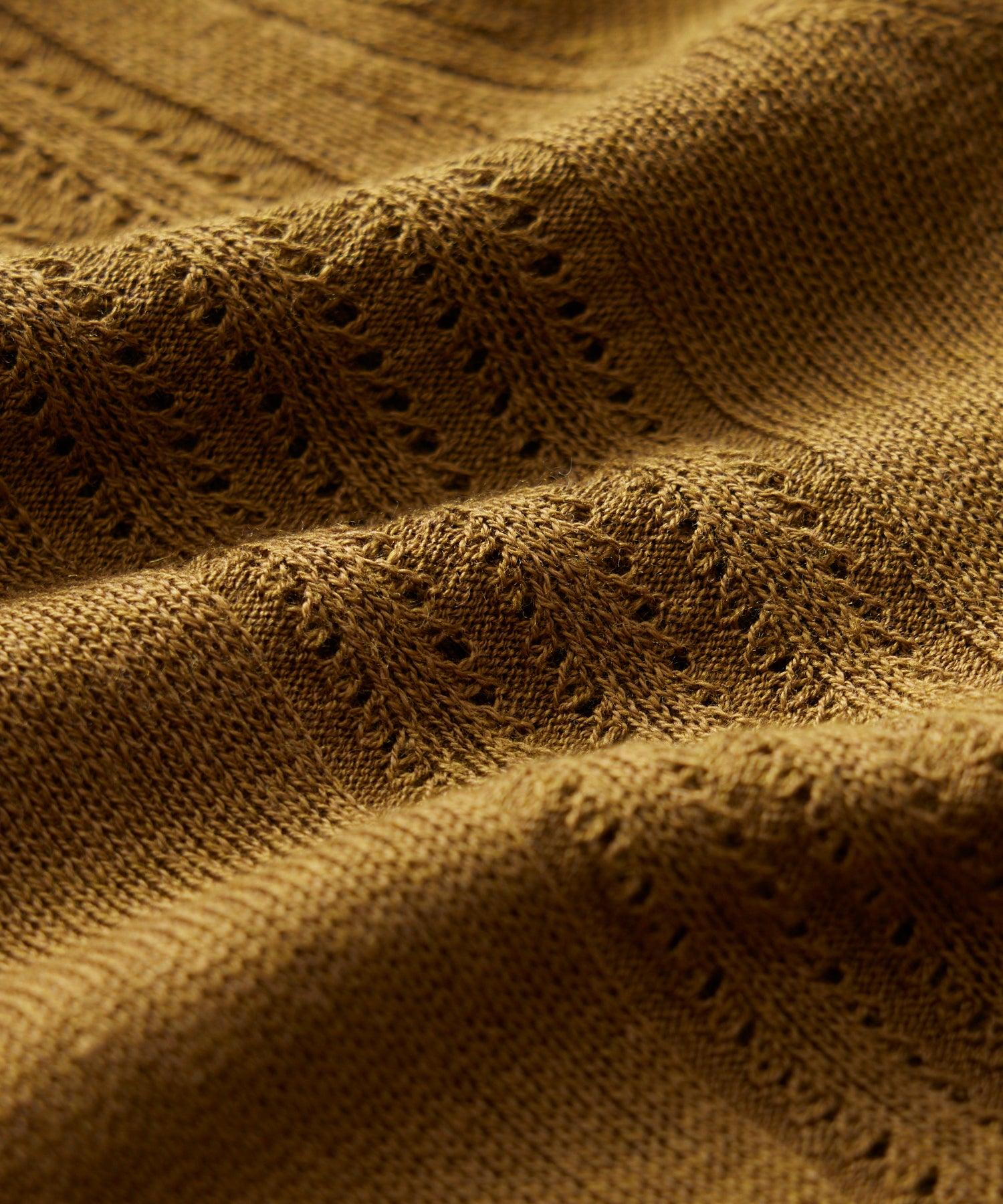 Silk-Cotton Tipped Sweater Polo Product Image