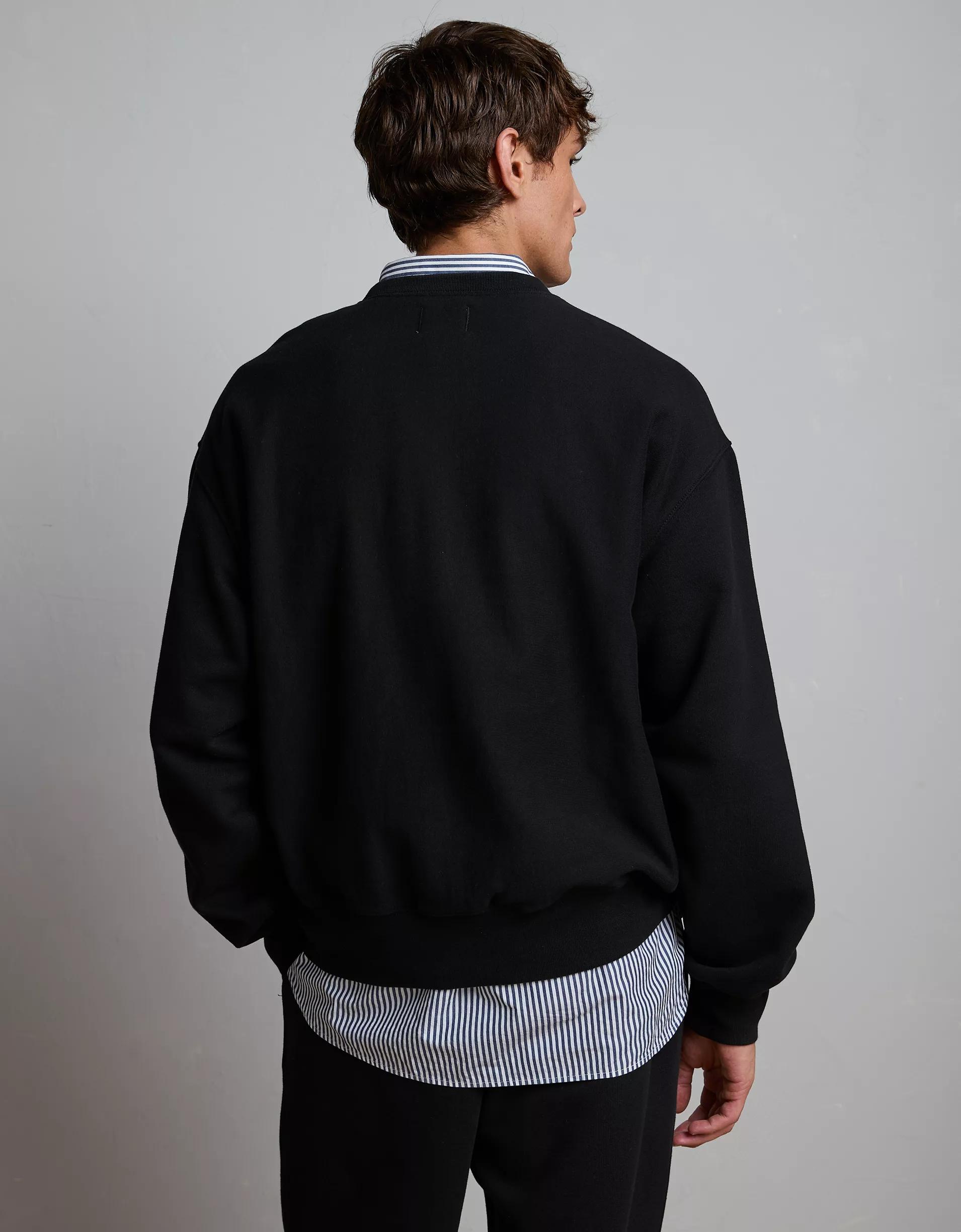 AE77 Premium Fleece Crew Neck Sweatshirt Product Image