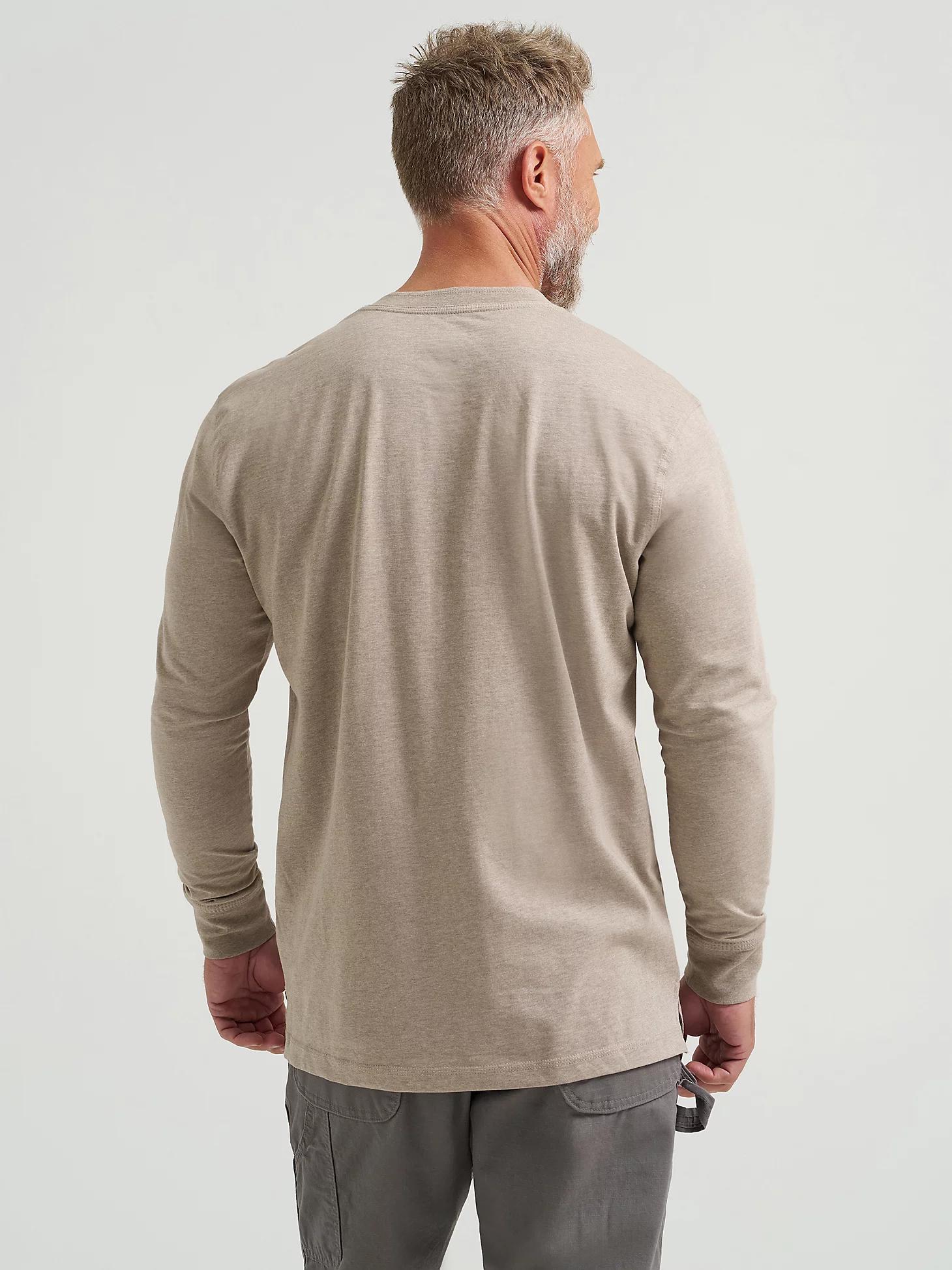 Wrangler® RIGGS Workwear® Long Sleeve Solid Henley | Men's SHIRTS | Wrangler® Product Image