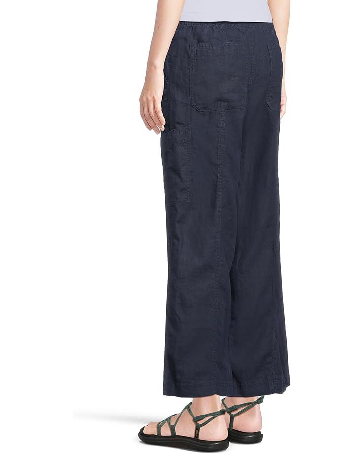 Premium Linen Breezy Pull-On Ankle Pants Product Image