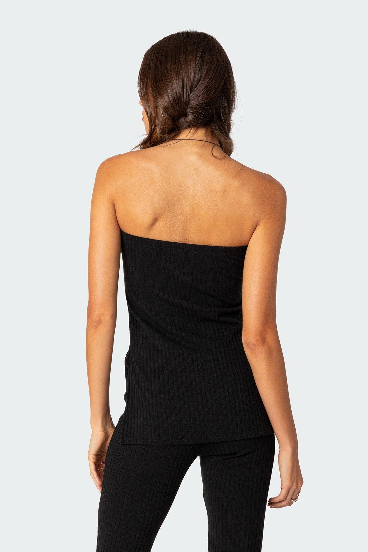 Dekota Slit Ribbed Top Product Image