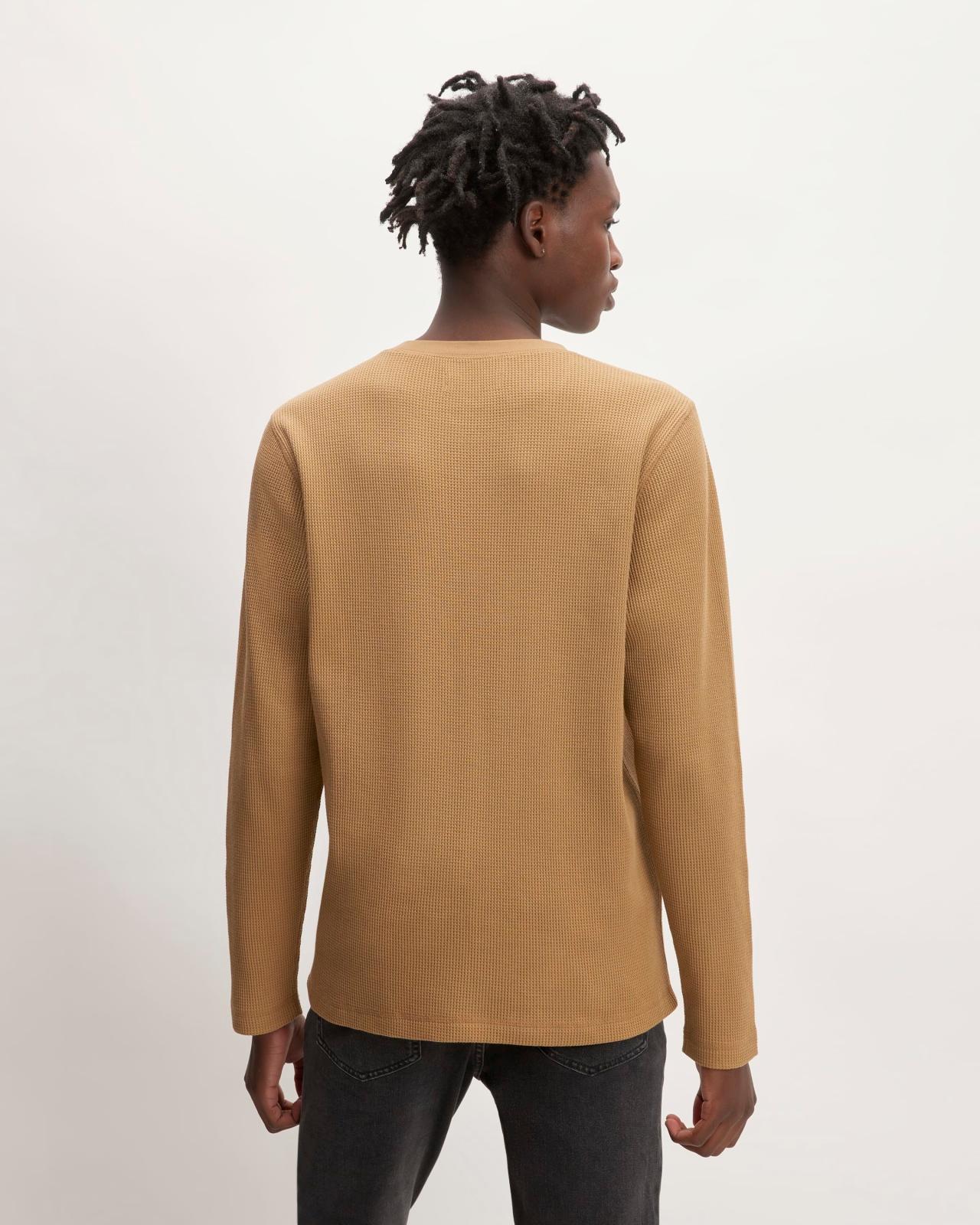 Mens Waffle Long-Sleeve Crew T-Shirt by Everlane Product Image